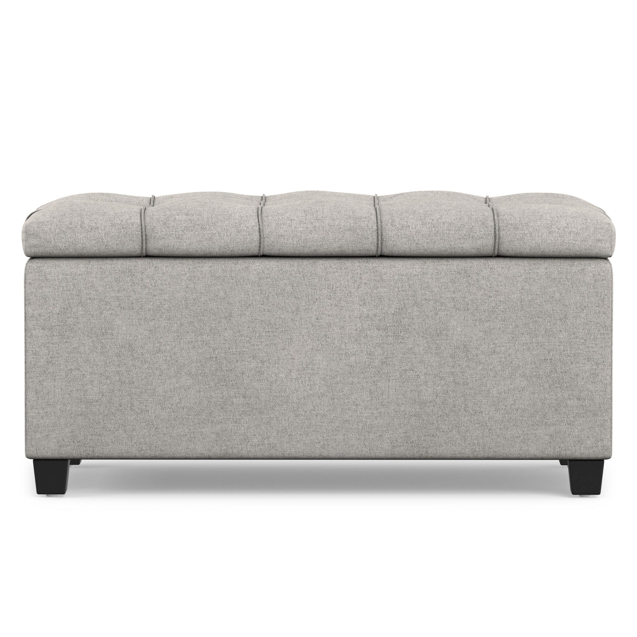 Ottoman Storage Ottoman, Dove Gray, large