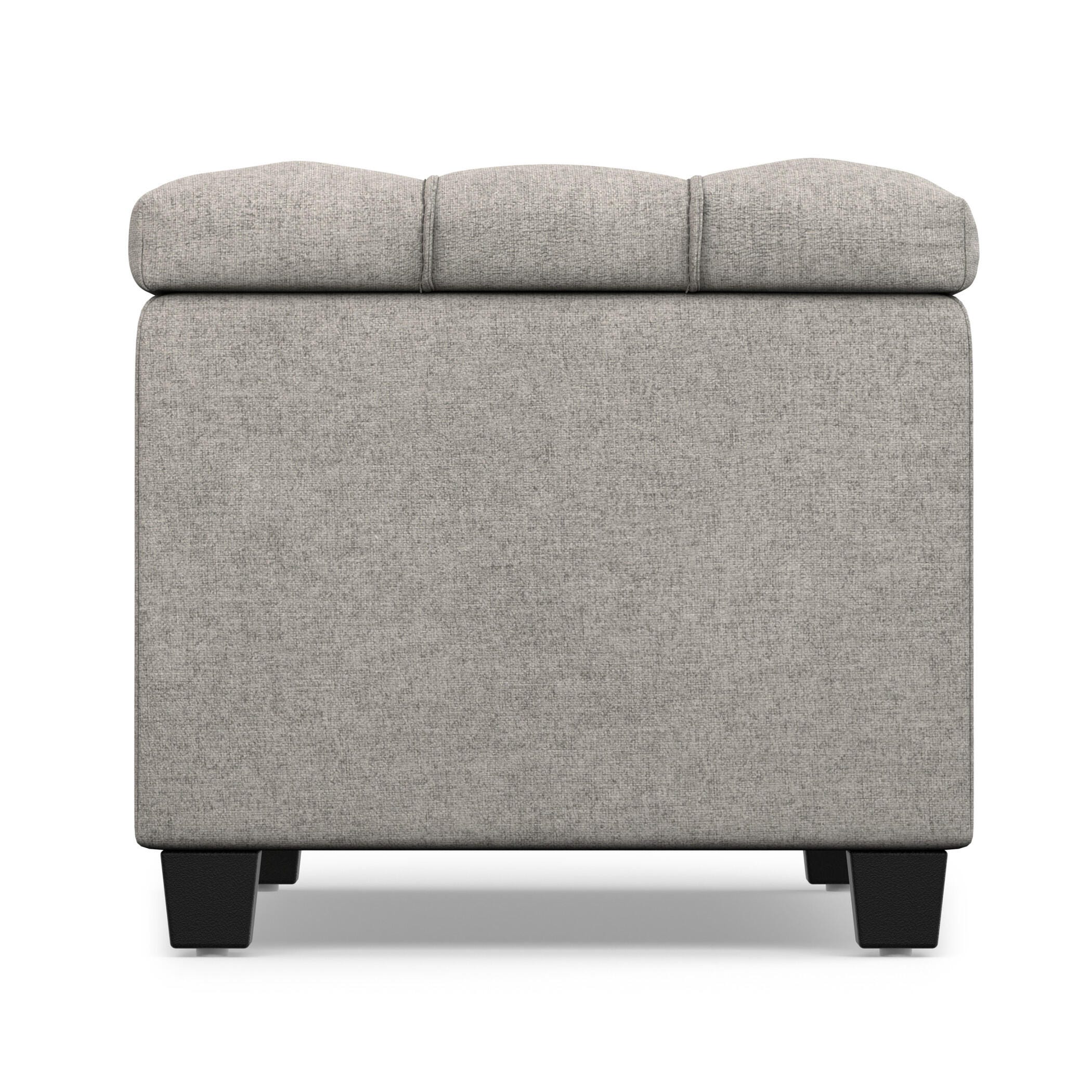 Ottoman Storage Ottoman, Dove Gray, large