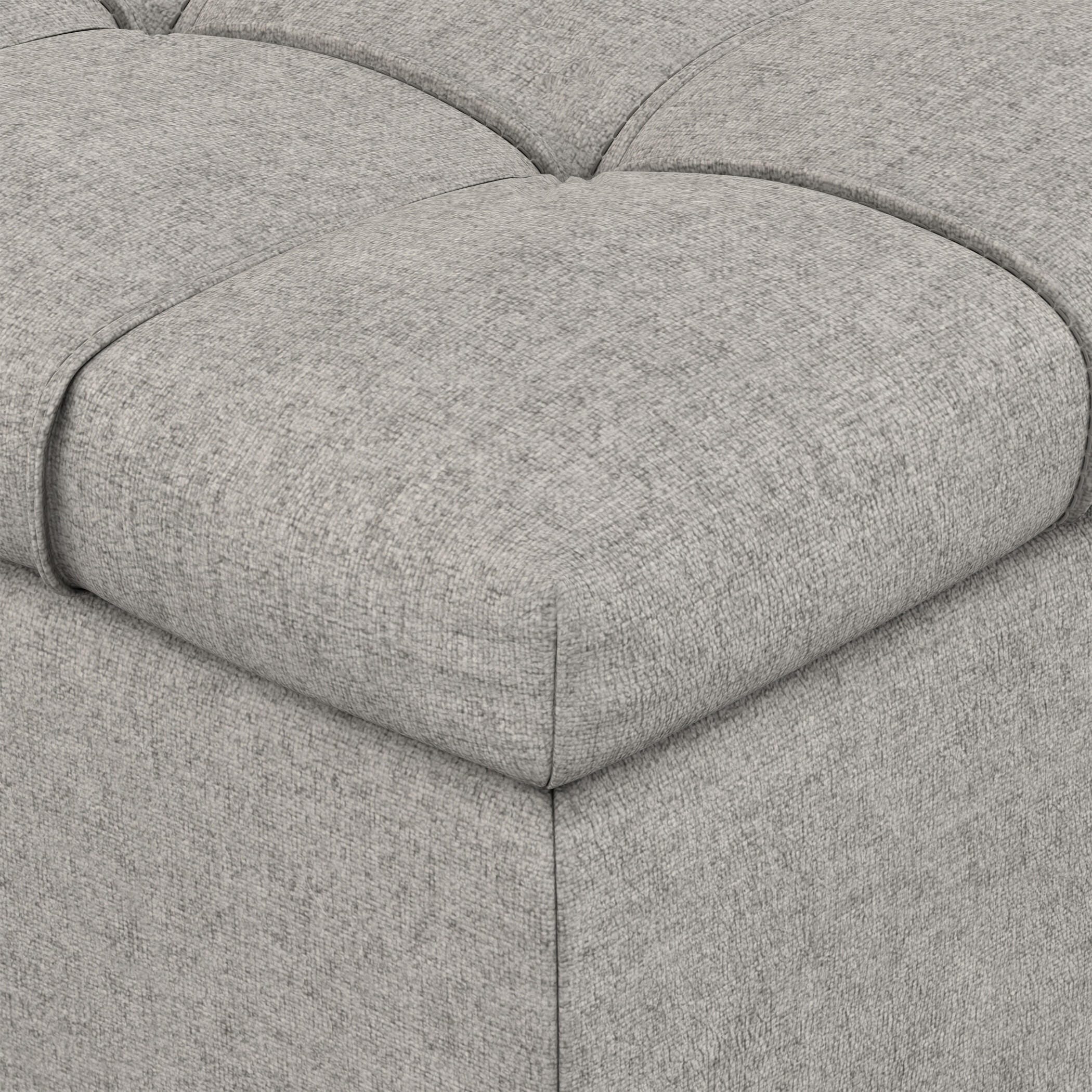 Ottoman Storage Ottoman, Dove Gray, large