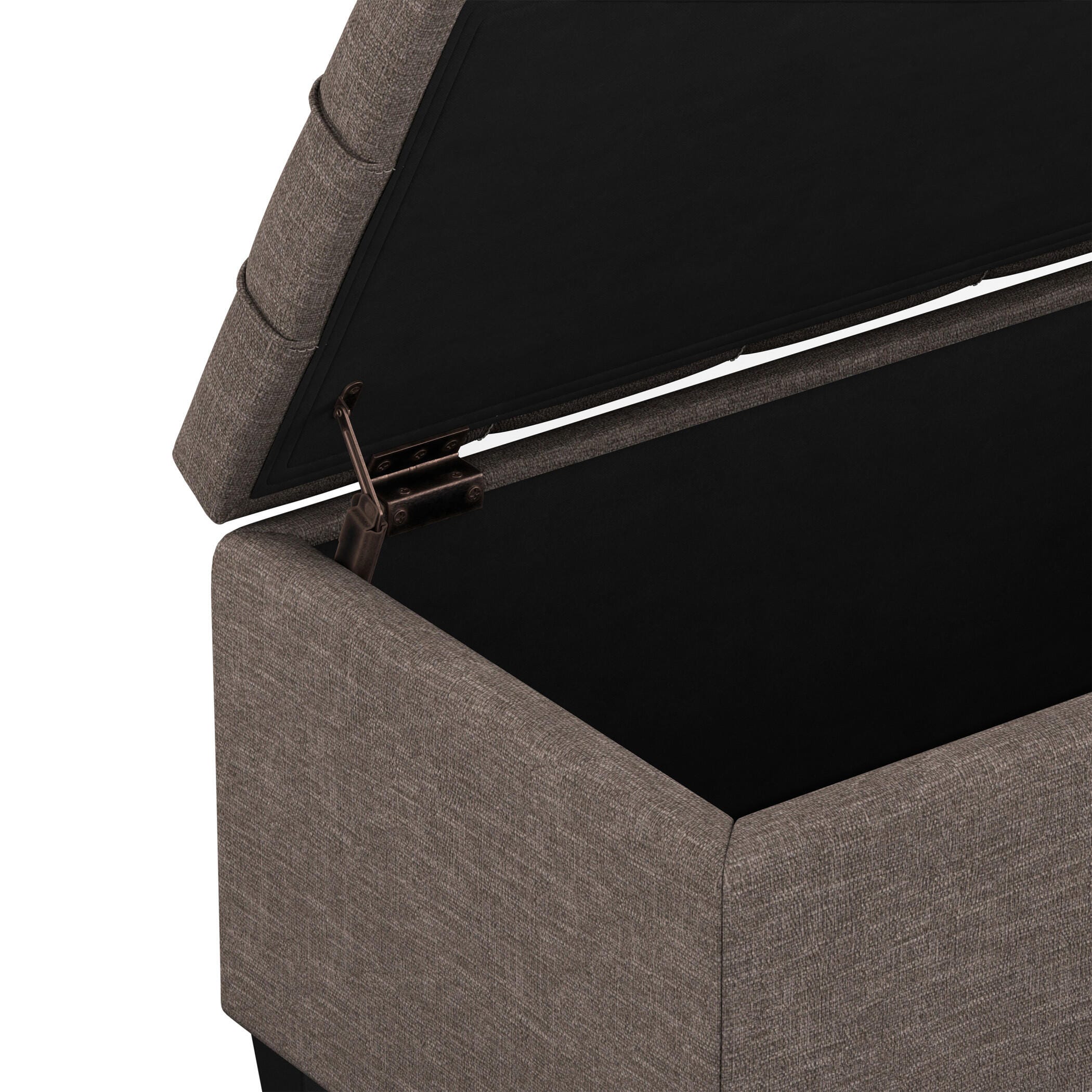 Ottoman Storage Ottoman, Fawn Brown, large