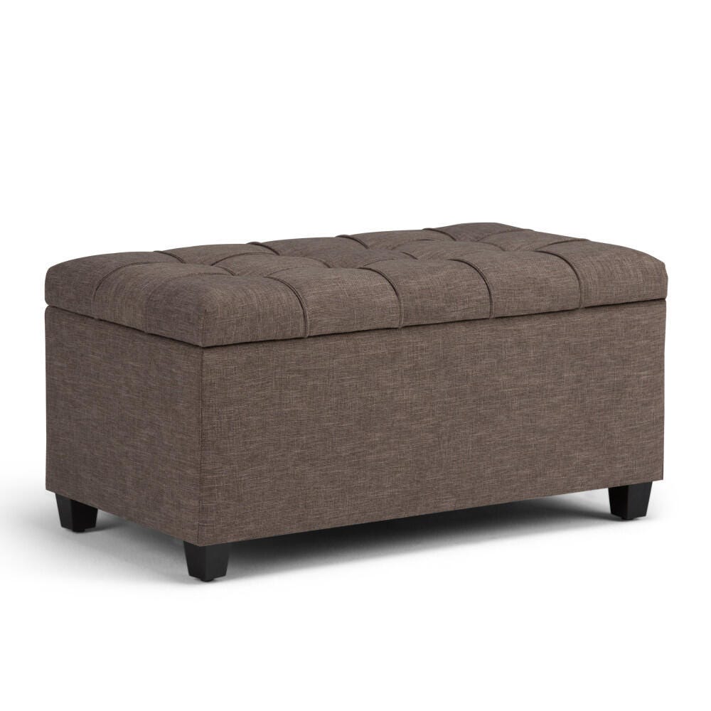Ottoman Storage Ottoman, Fawn Brown, large