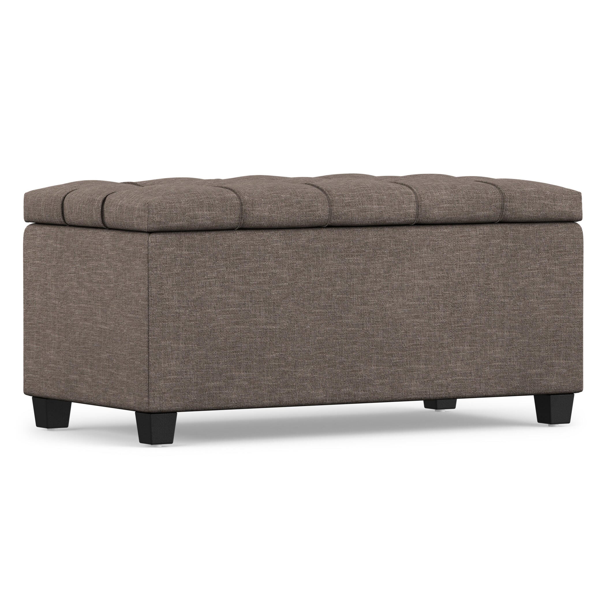 Ottoman Storage Ottoman, Fawn Brown, large