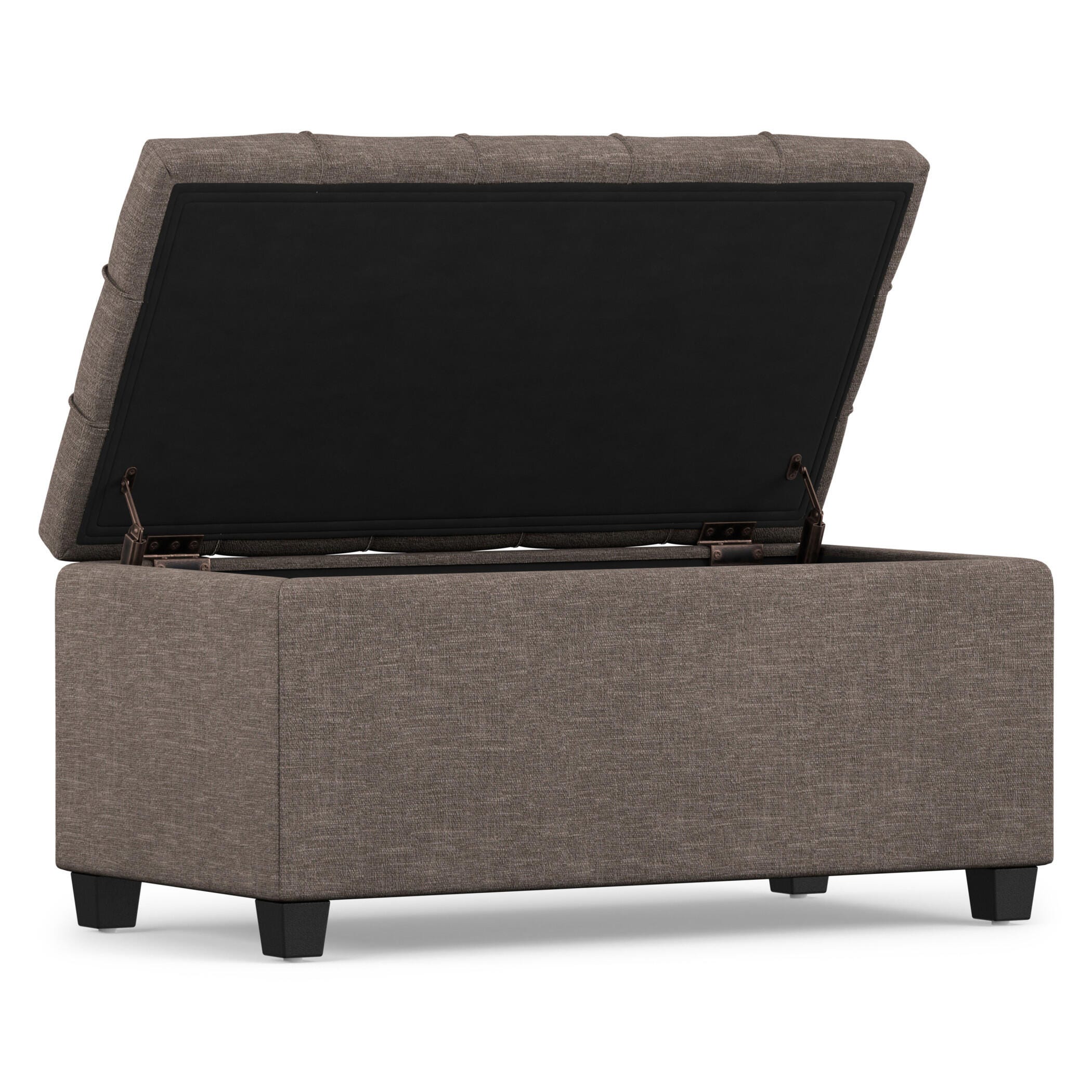 Ottoman Storage Ottoman, Fawn Brown, large