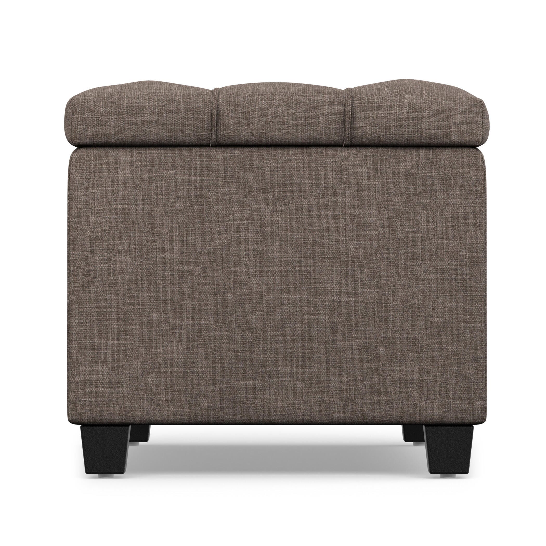 Ottoman Storage Ottoman, Fawn Brown, large