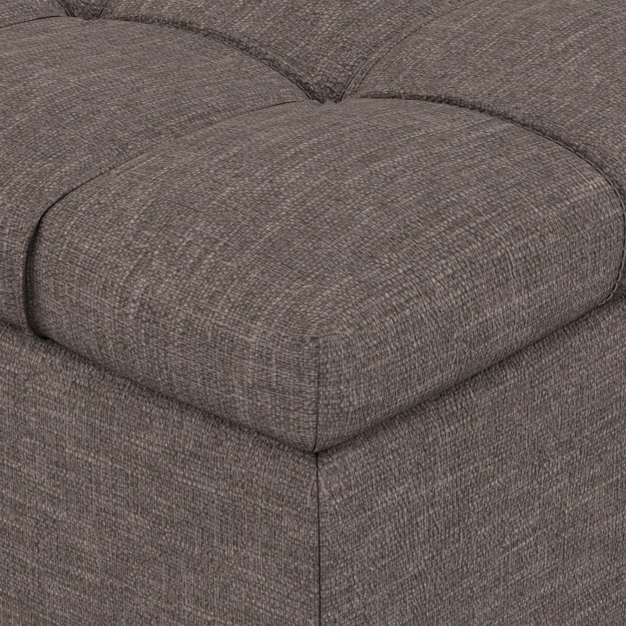 Ottoman Storage Ottoman, Fawn Brown, large