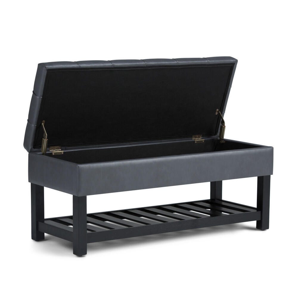 Ottoman Ottoman Bench, Stone Gray, large