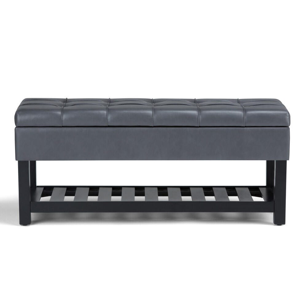 Ottoman Ottoman Bench, Stone Gray, large