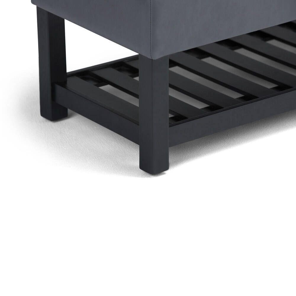 Ottoman Ottoman Bench, Stone Gray, large