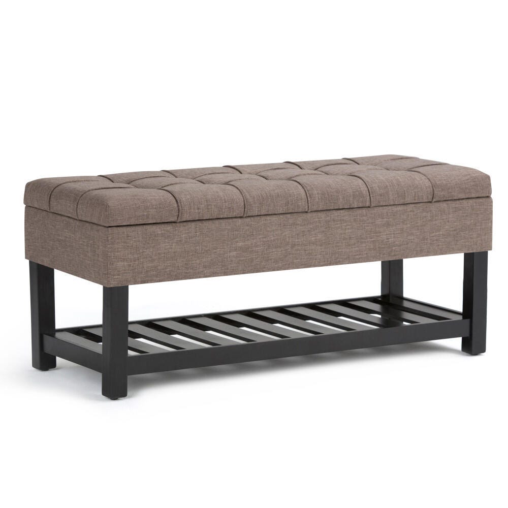 Ottoman Ottoman Bench, Fawn, large