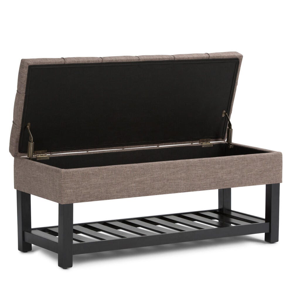 Ottoman Ottoman Bench, Fawn, large