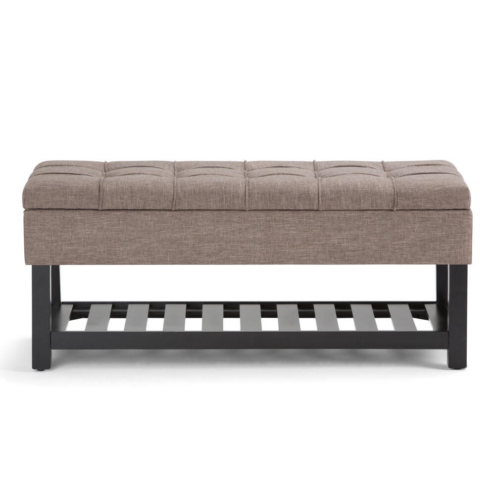 Ottoman Ottoman Bench, Fawn, large