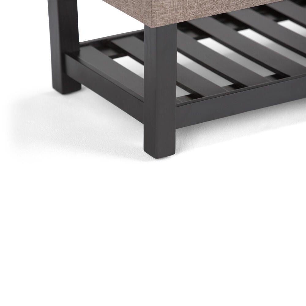 Ottoman Ottoman Bench, Fawn, large