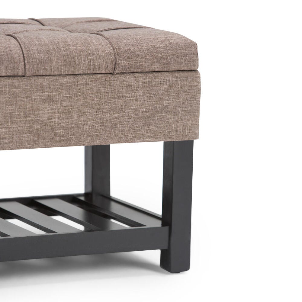 Ottoman Ottoman Bench, Fawn, large