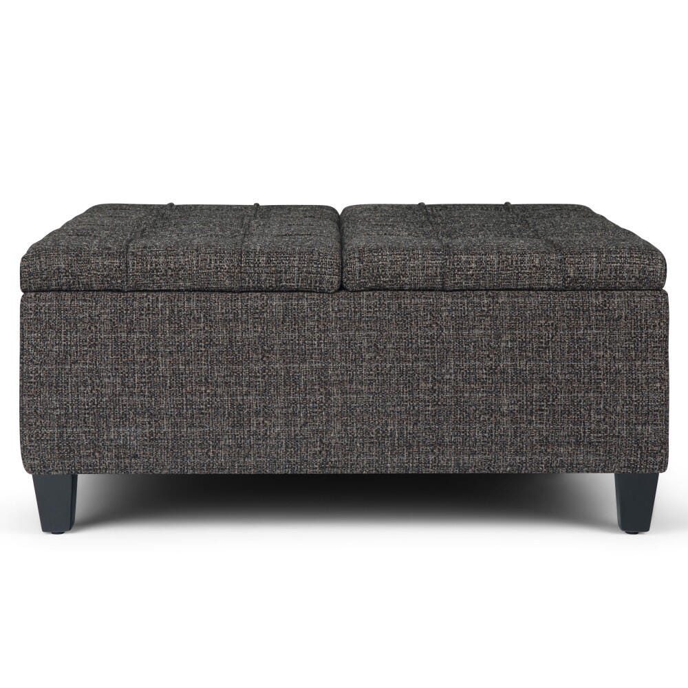 Ottoman Coffee Table Storage Ottoman, Ebony, large