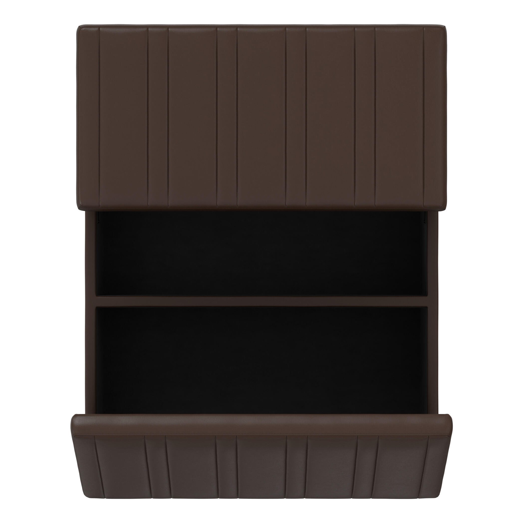 Ottoman Coffee Table Storage Ottoman, Chocolate, large