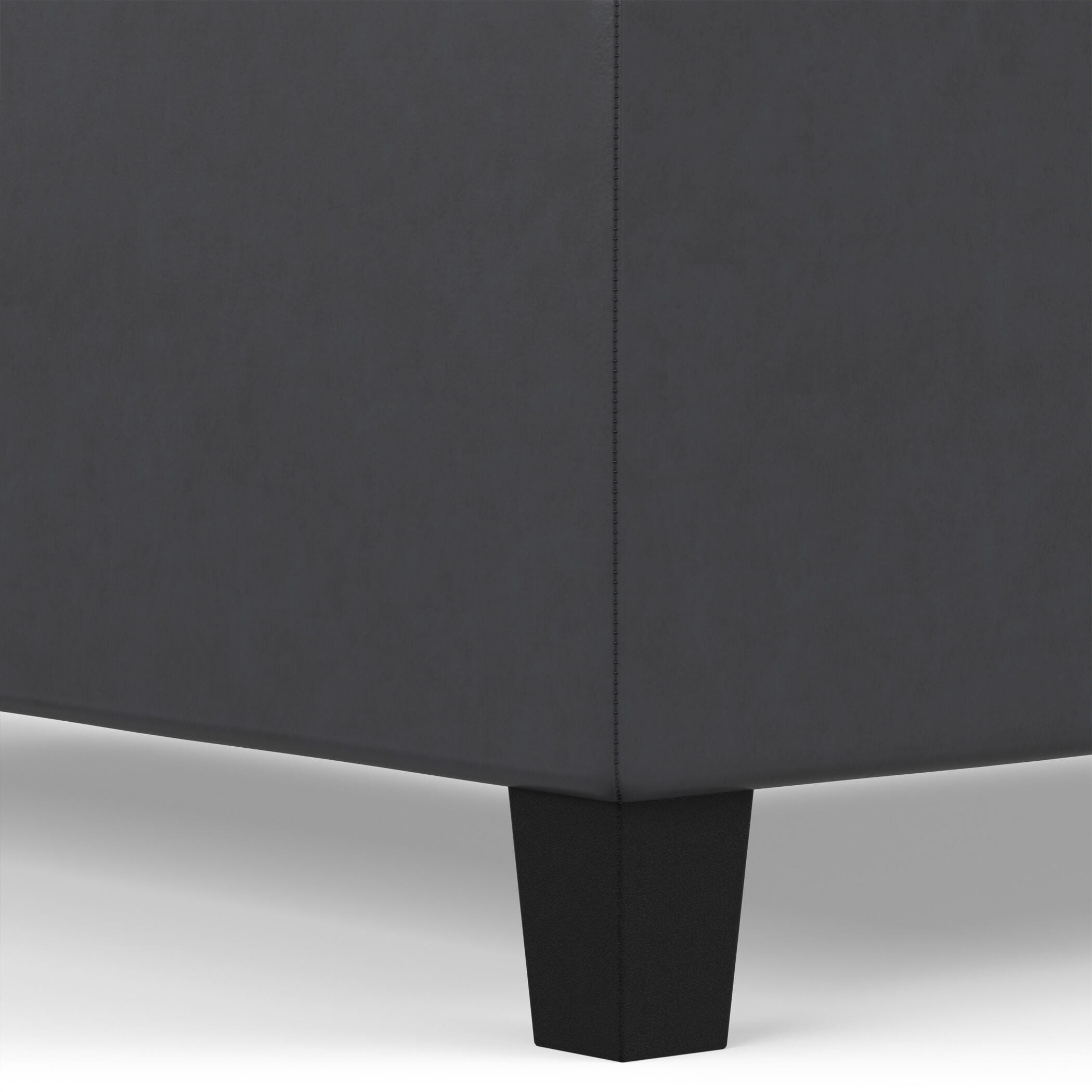 Ottoman Coffee Table Storage Ottoman, Stone Gray, large