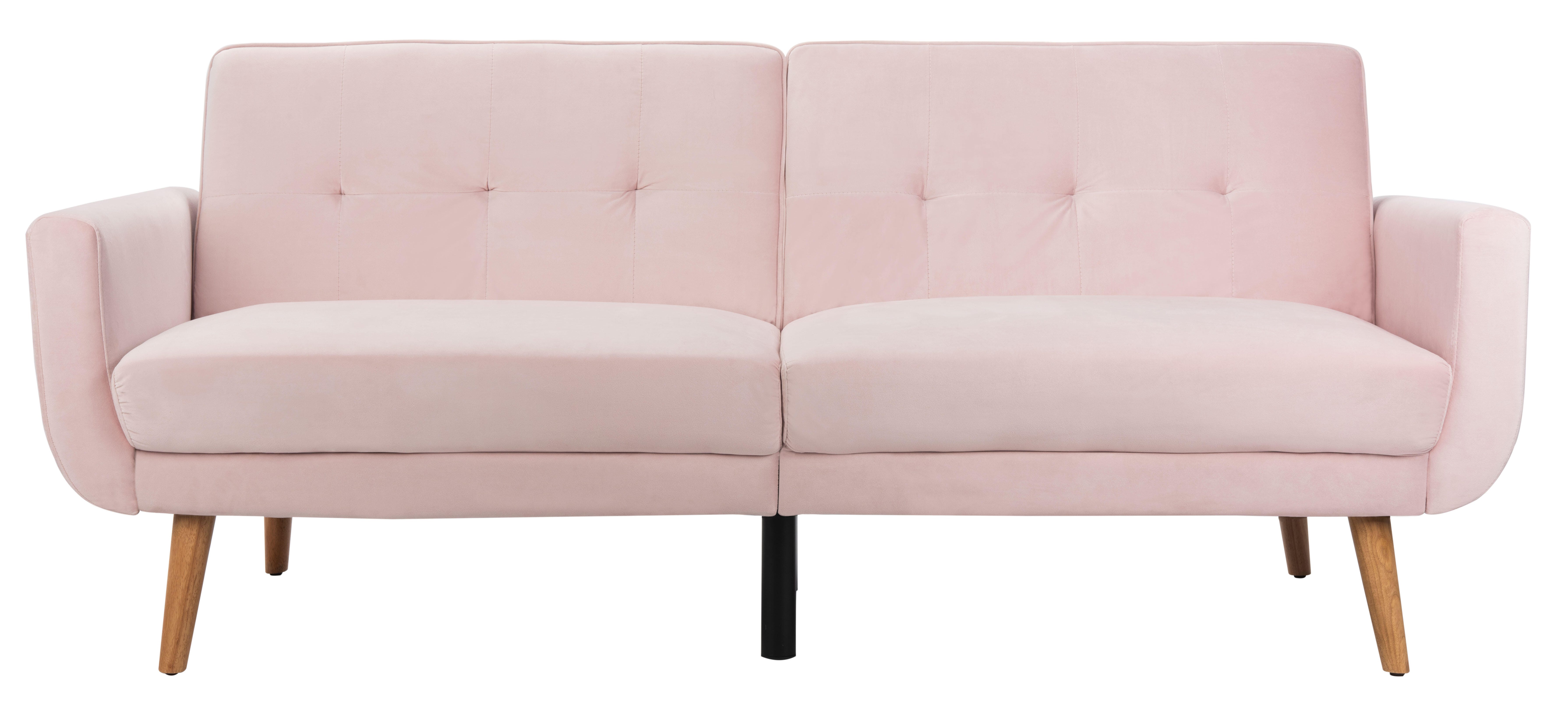 Safavieh Bushwick Foldable Futon Bed, Pink, large