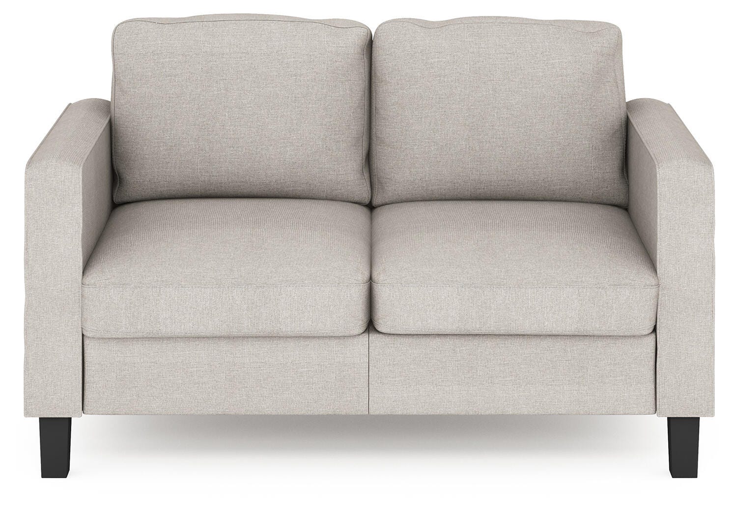 Bayonne Modern Upholstered Loveseat, Beige, large