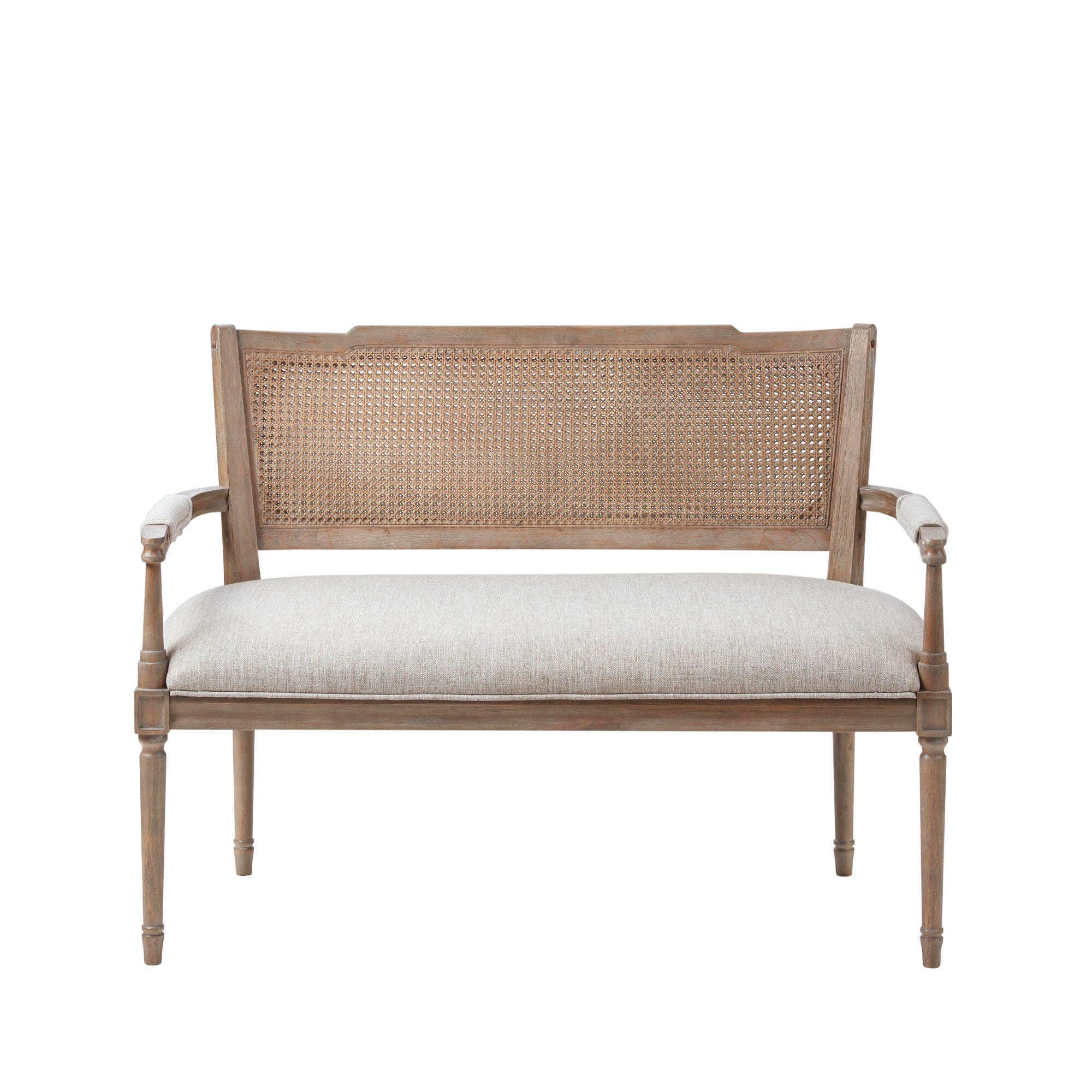 Madison Park Willshire Natural Settee, , large
