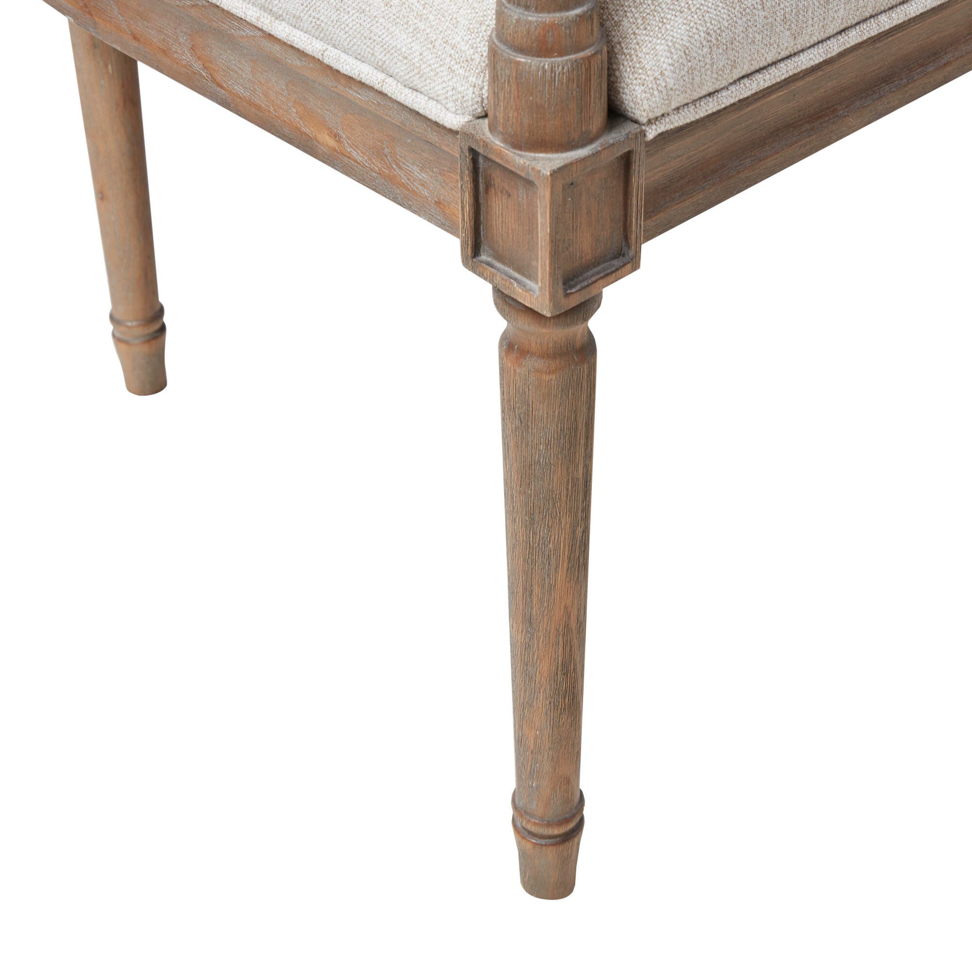 Madison Park Willshire Natural Settee, , large