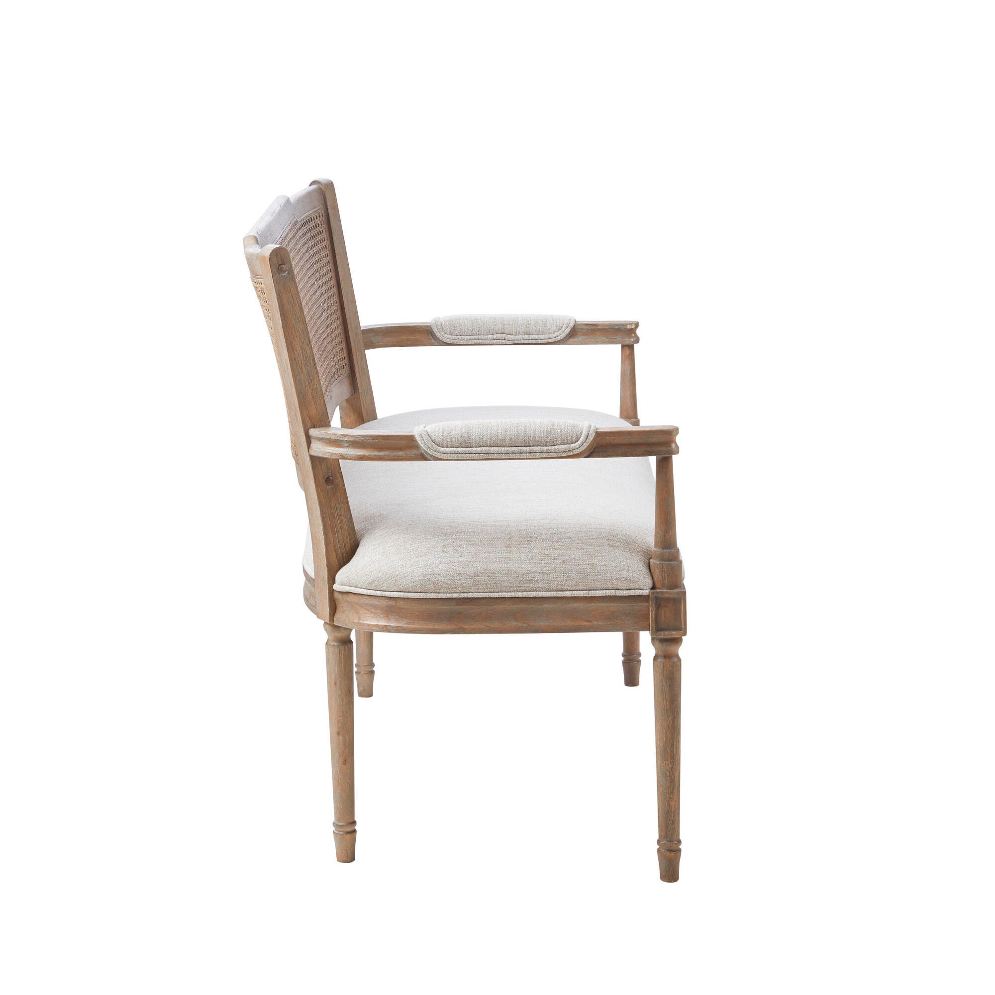 Madison Park Willshire Natural Settee, , large