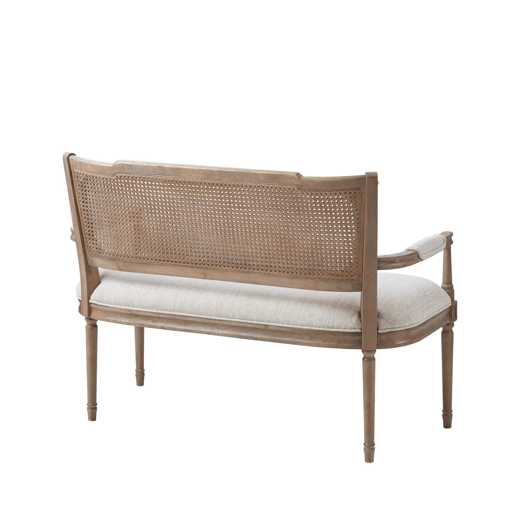 Madison Park Willshire Natural Settee, , large