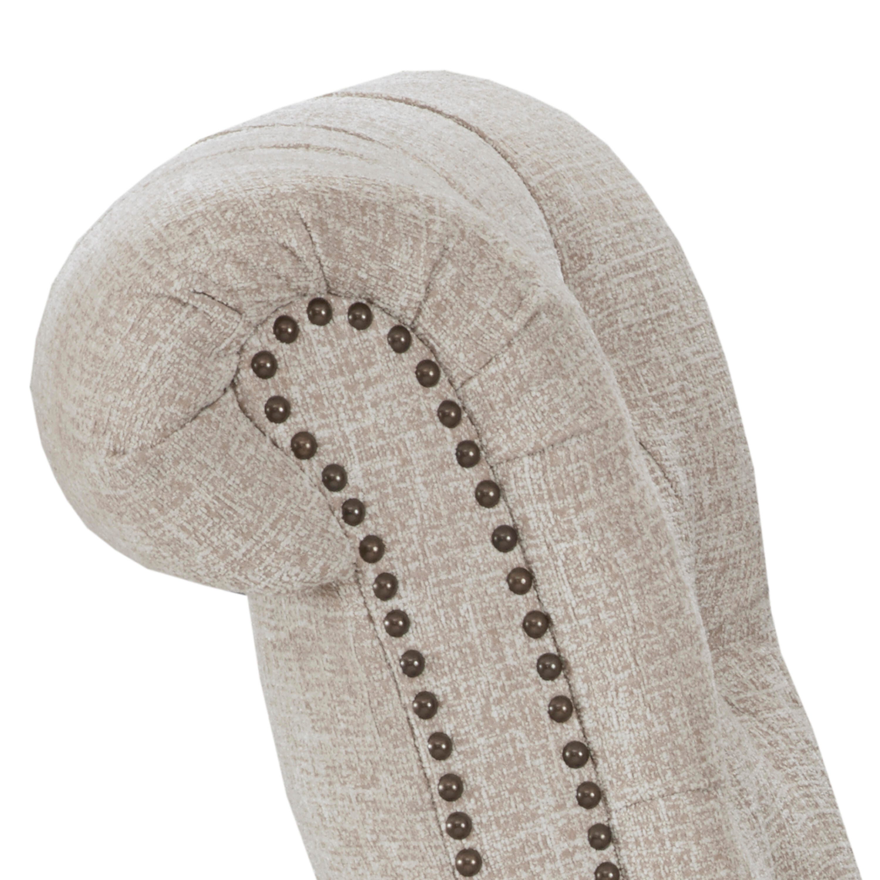 Madison Park Aidan Push Back Recliner, Cream, large