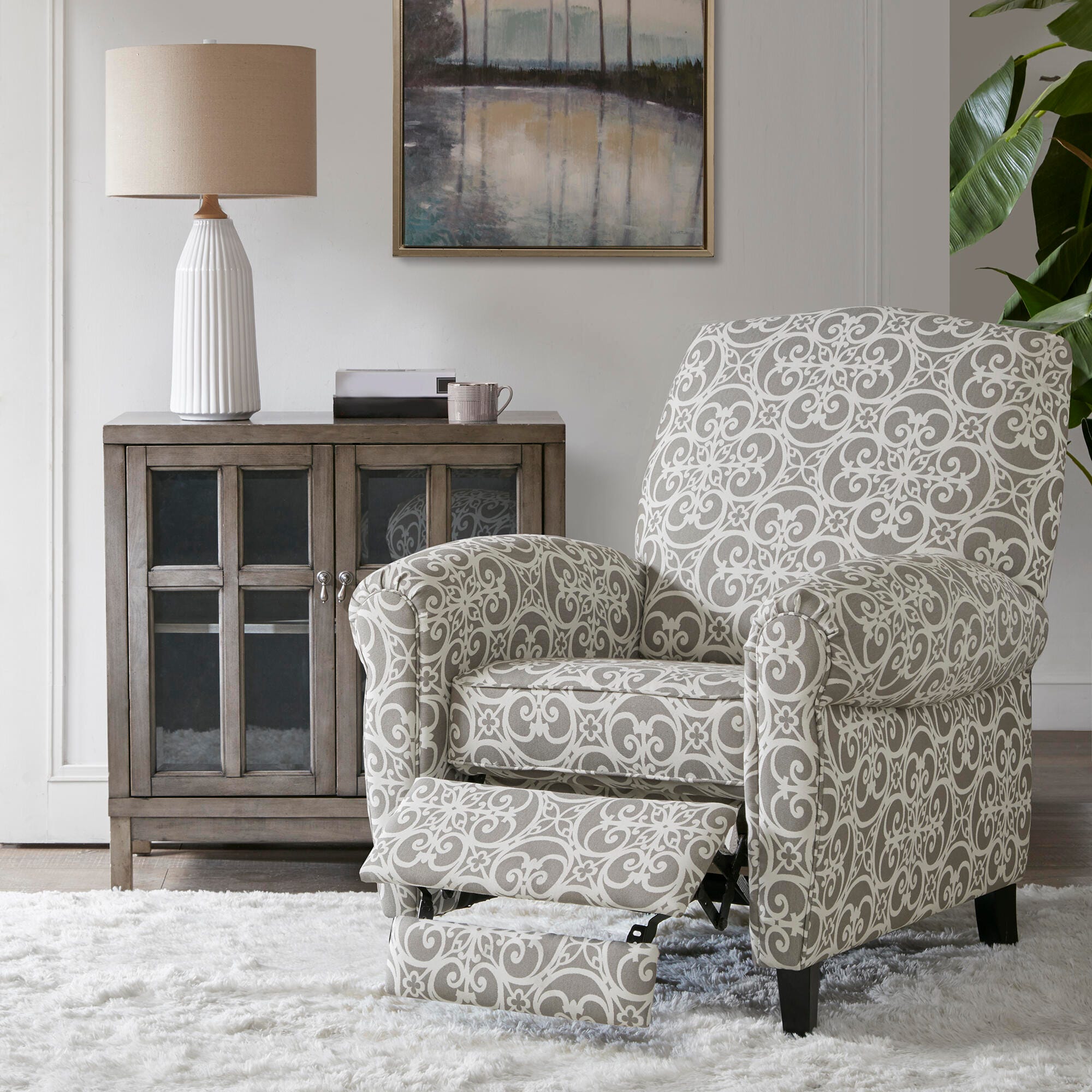 Docker Manual Push Back Recliner | Ashley