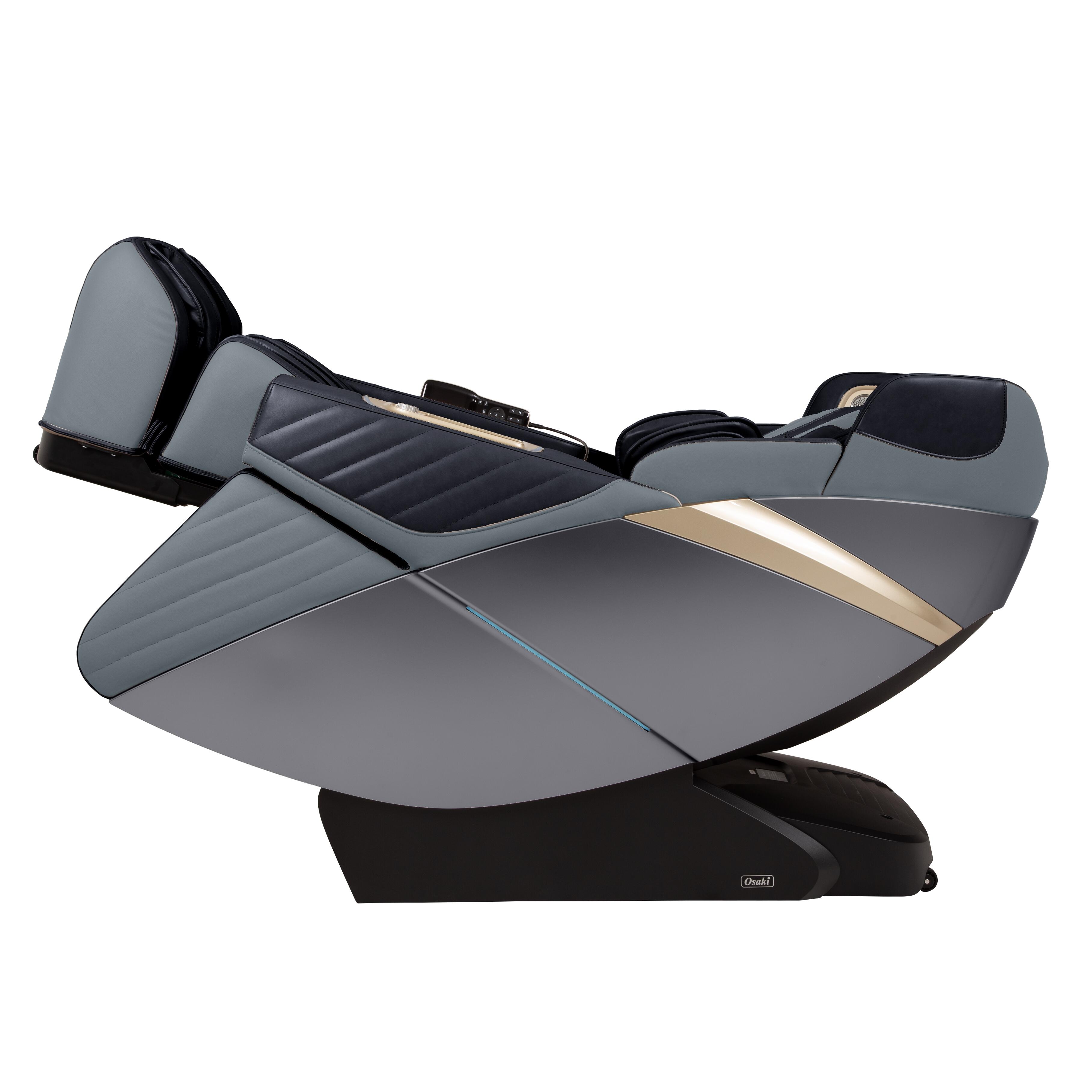Ador 3D Hamilton LE Adjustable Massage Chair, Black/Charcoal, large