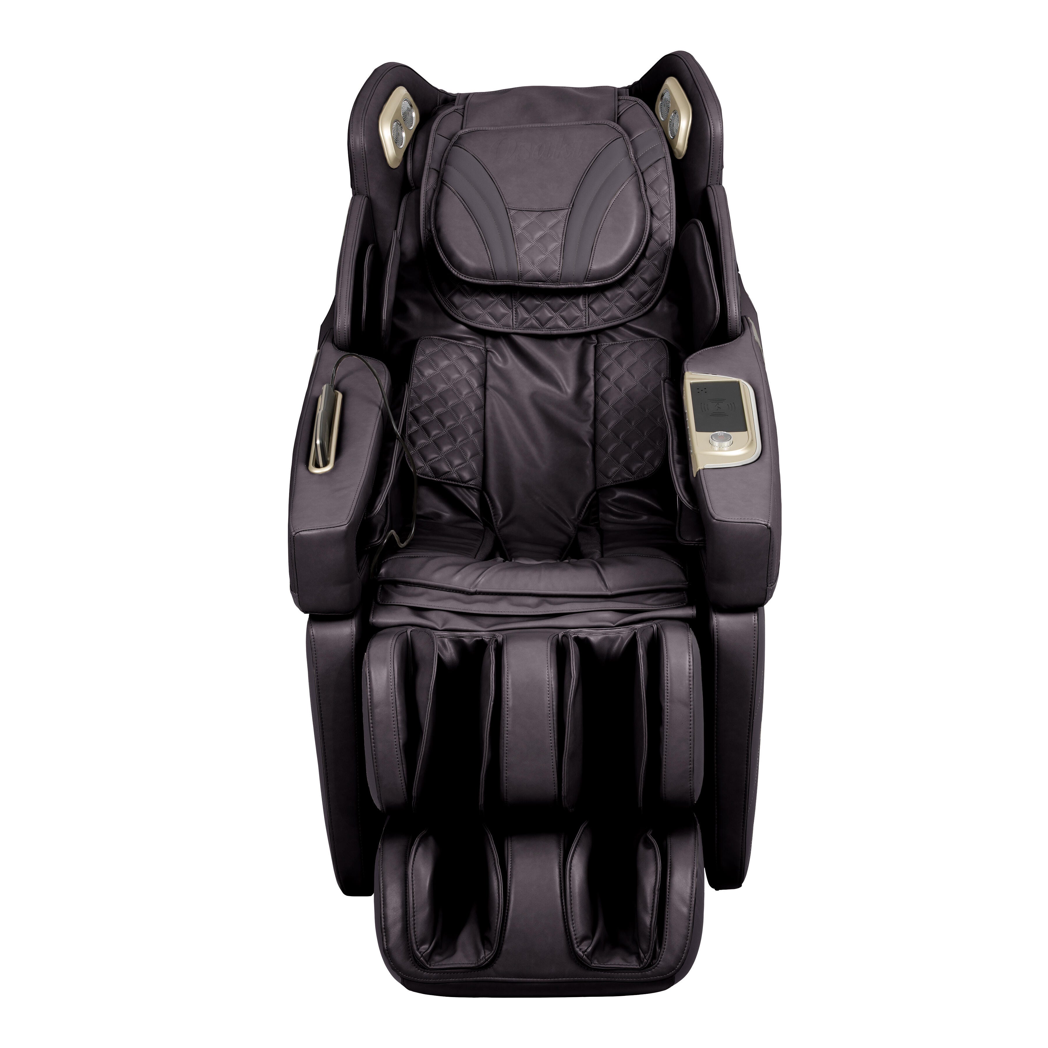 Ador 3D Hamilton LE Adjustable Massage Chair, Black/Brown, large