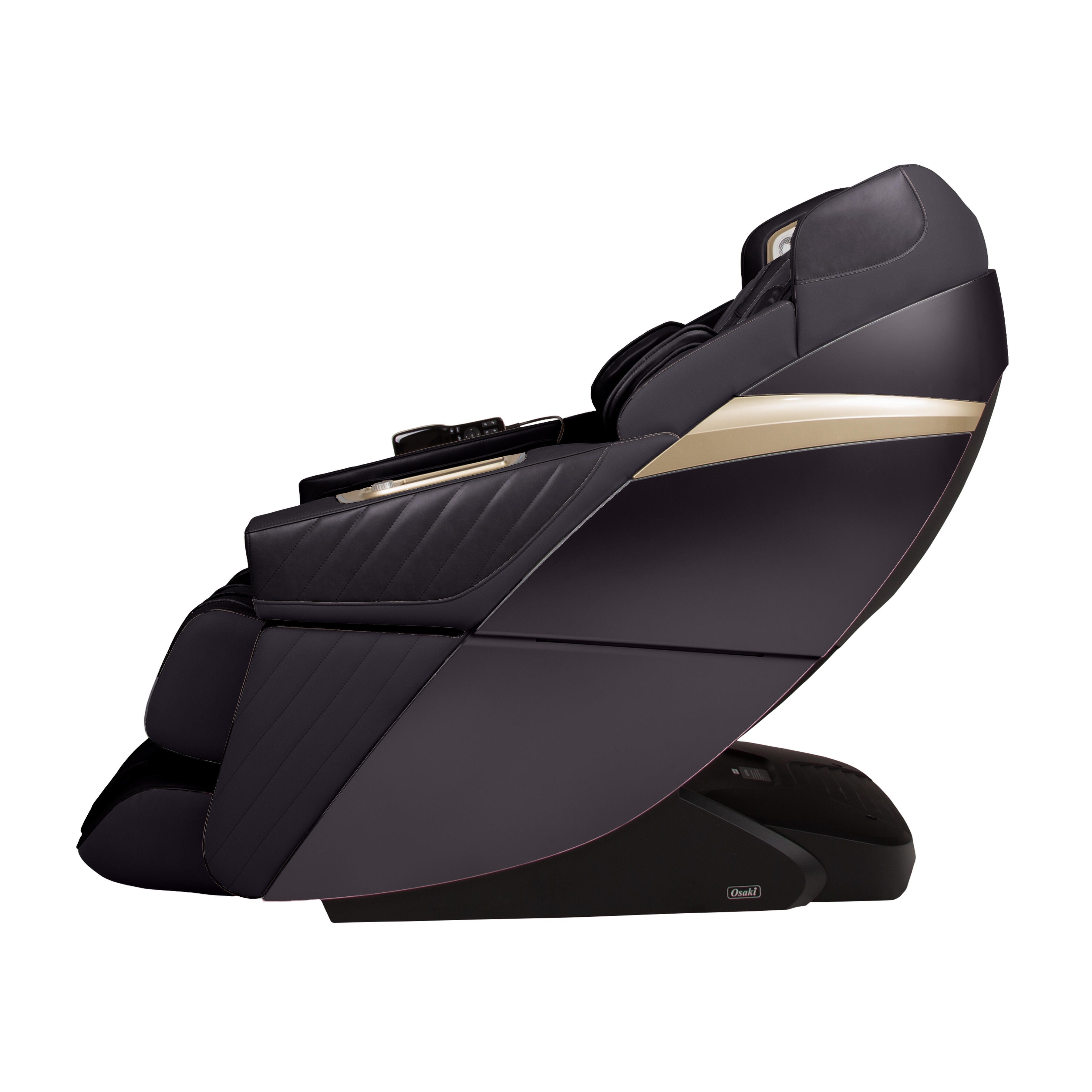 Ador 3D Hamilton LE Adjustable Massage Chair, Black/Brown, large