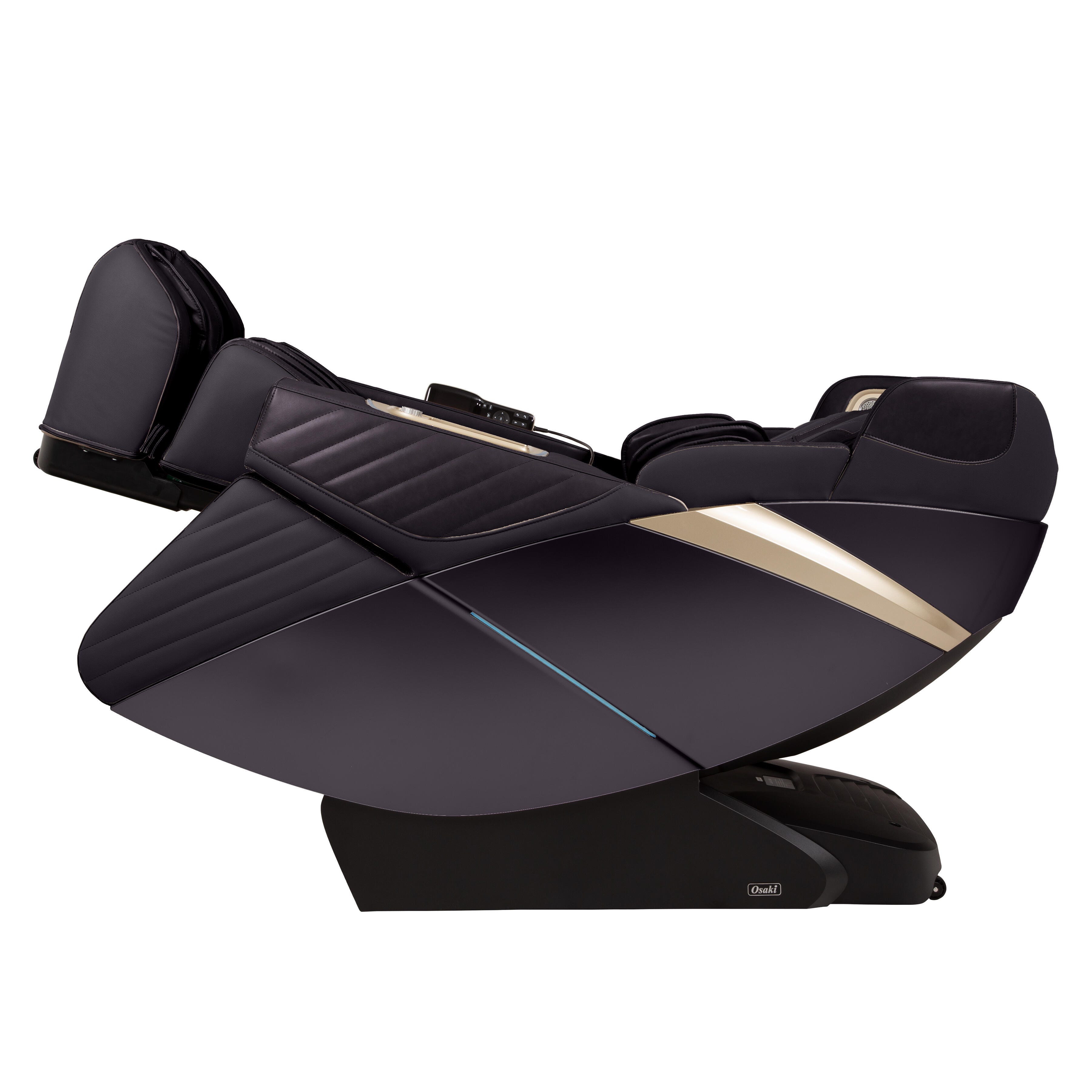 Ador 3D Hamilton LE Adjustable Massage Chair, Black/Brown, large
