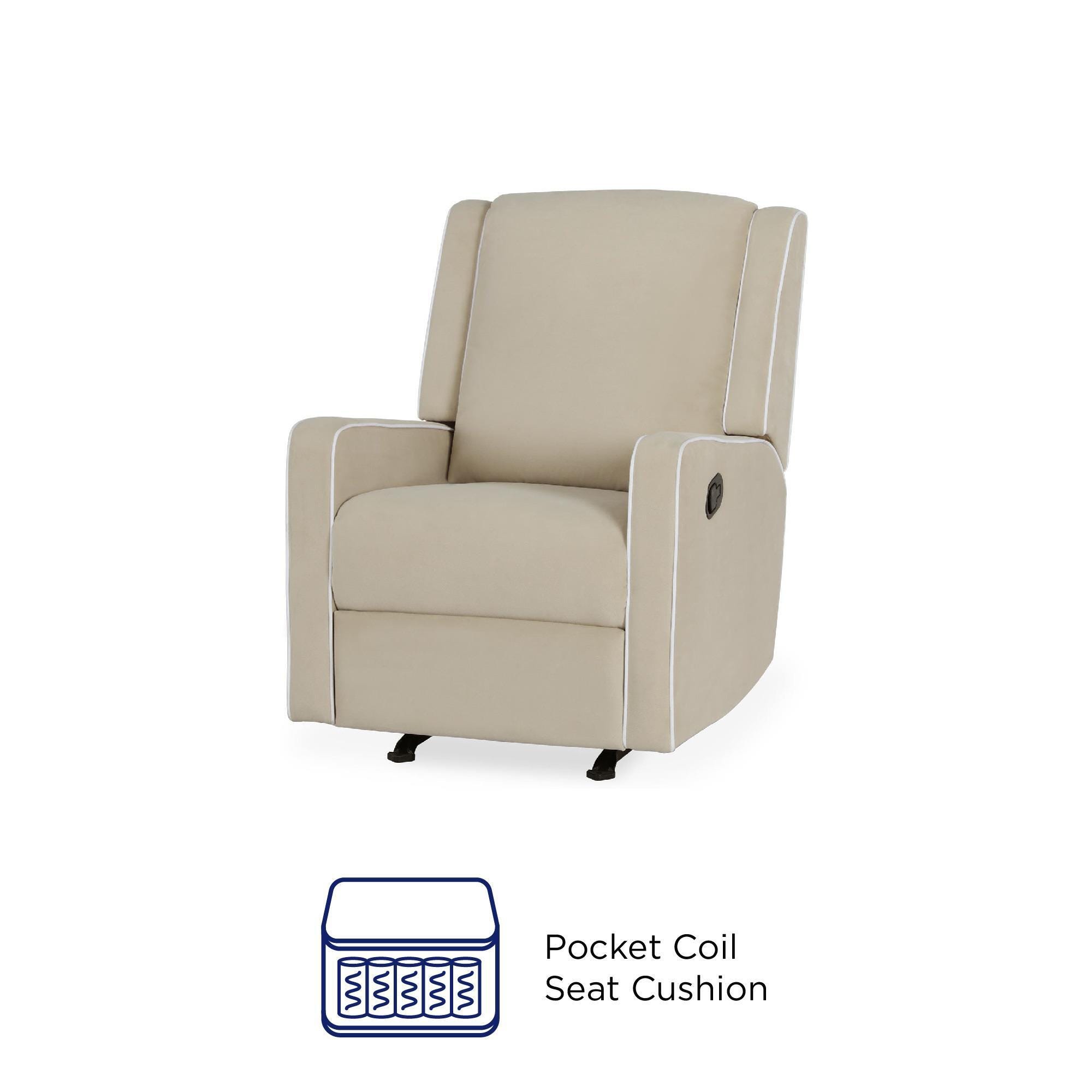 Atwater Living Billie Rocker Recliner, Beige, large