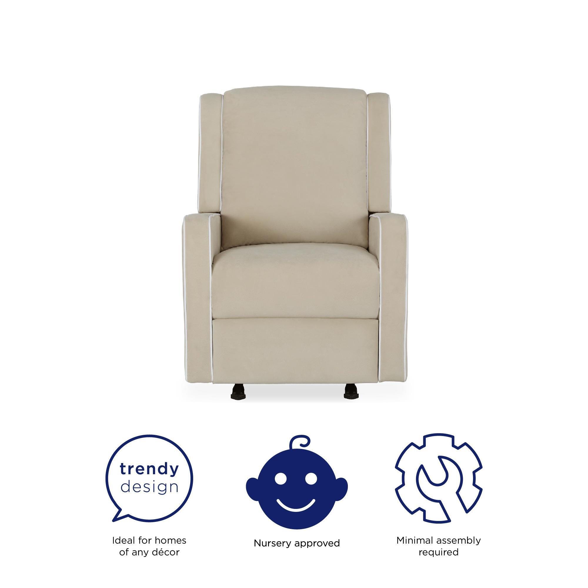 Atwater Living Billie Rocker Recliner, Beige, large