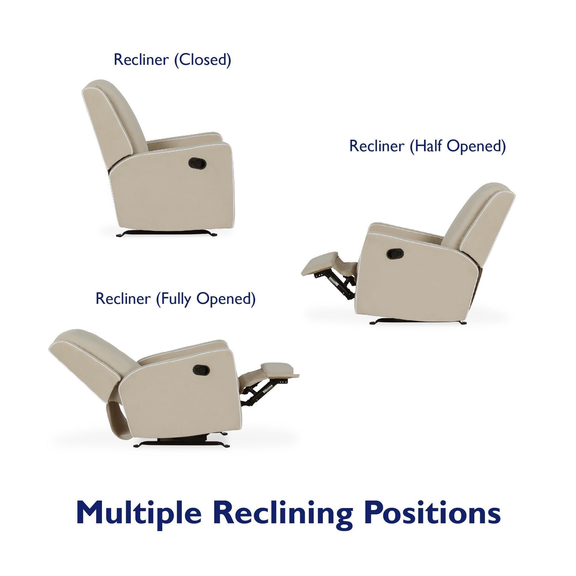 Atwater Living Billie Rocker Recliner, Beige, large
