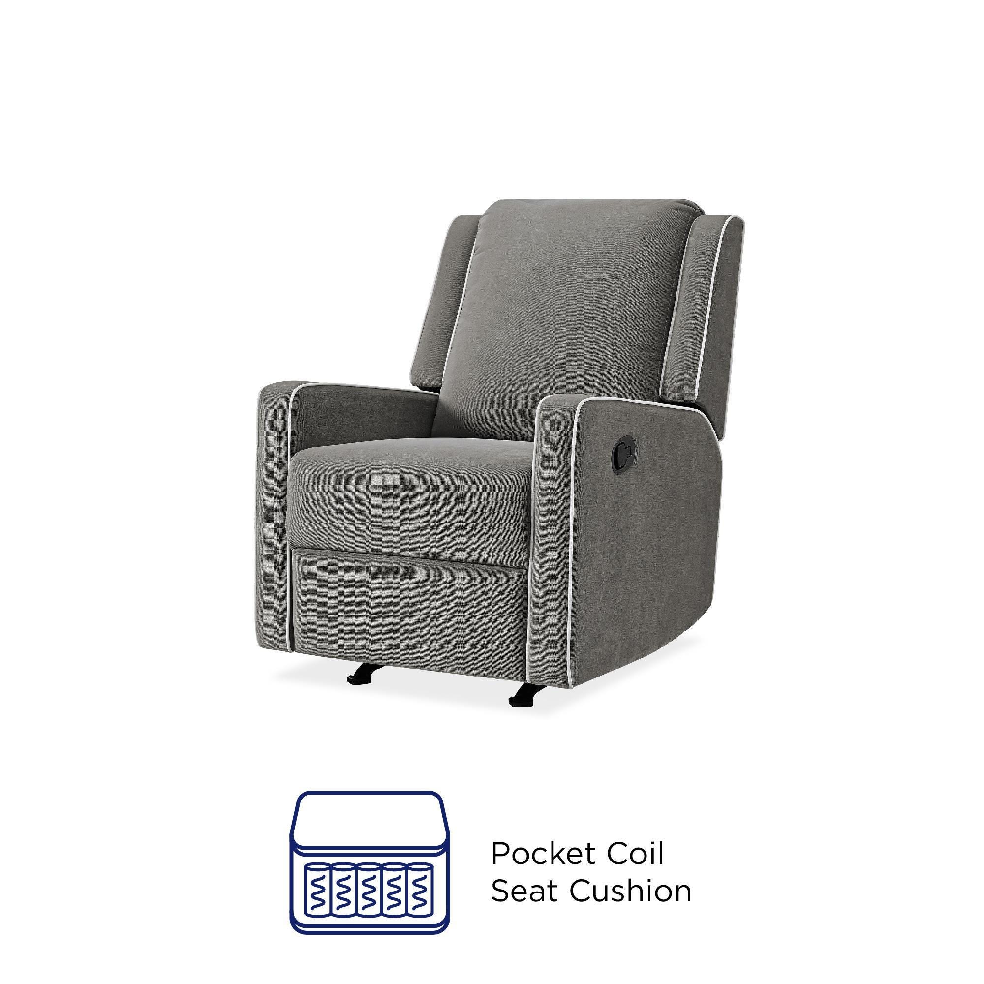 Atwater Living Billie Rocker Recliner, Graphite Gray, large