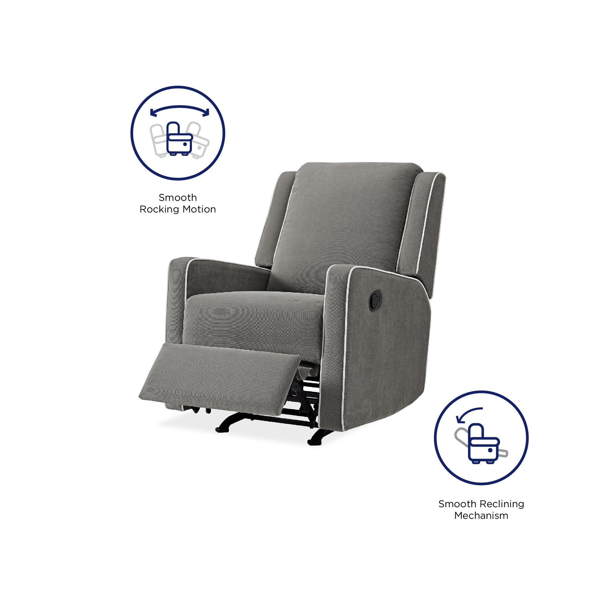 Atwater Living Billie Rocker Recliner, Graphite Gray, large
