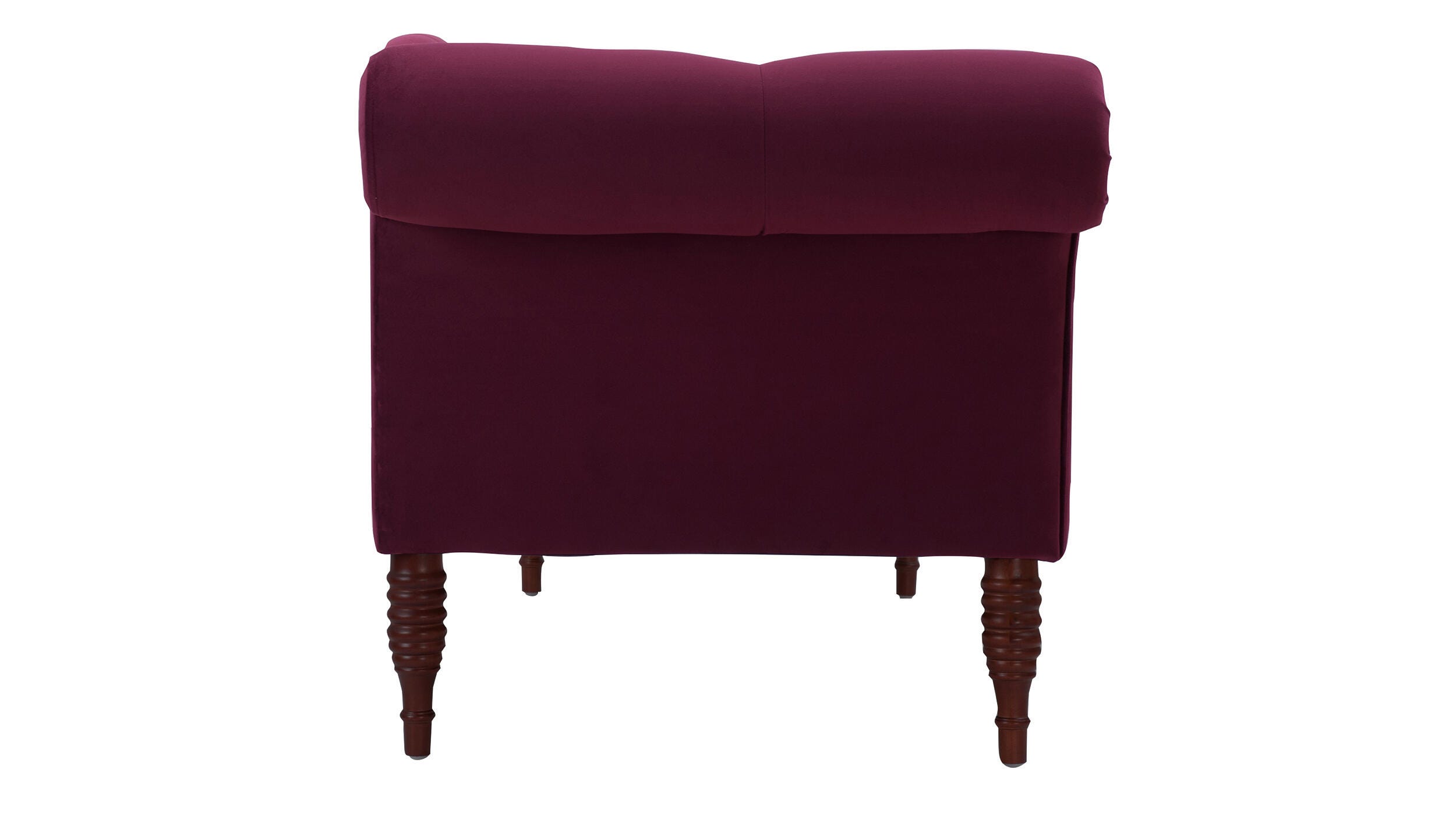 Jennifer Taylor Home Harrison Harrison Arm Chaise Lounge, Burgundy, large