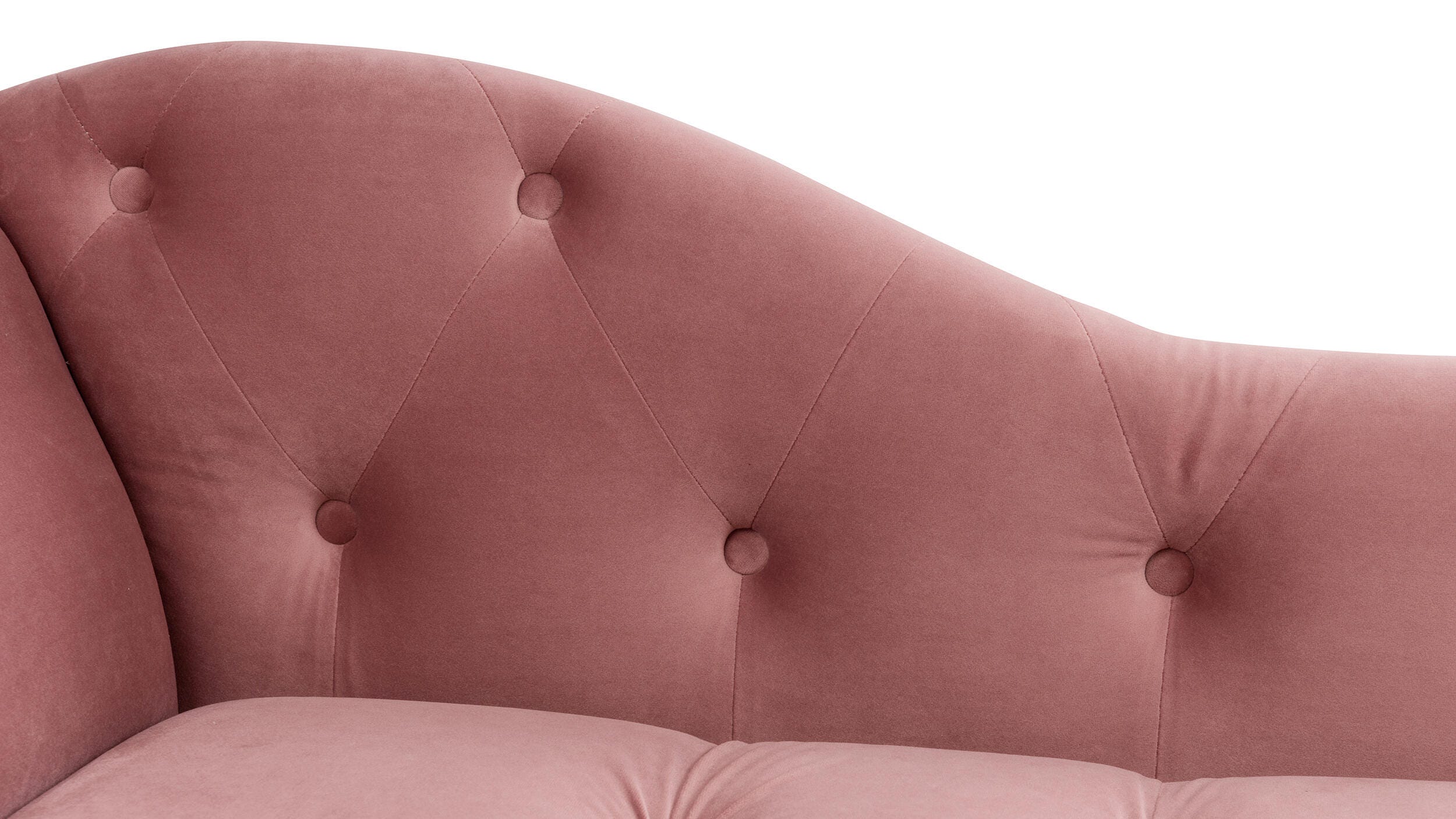 Jennifer Taylor Home Harrison Harrison Arm Chaise Lounge, Ash Rose Pink, large