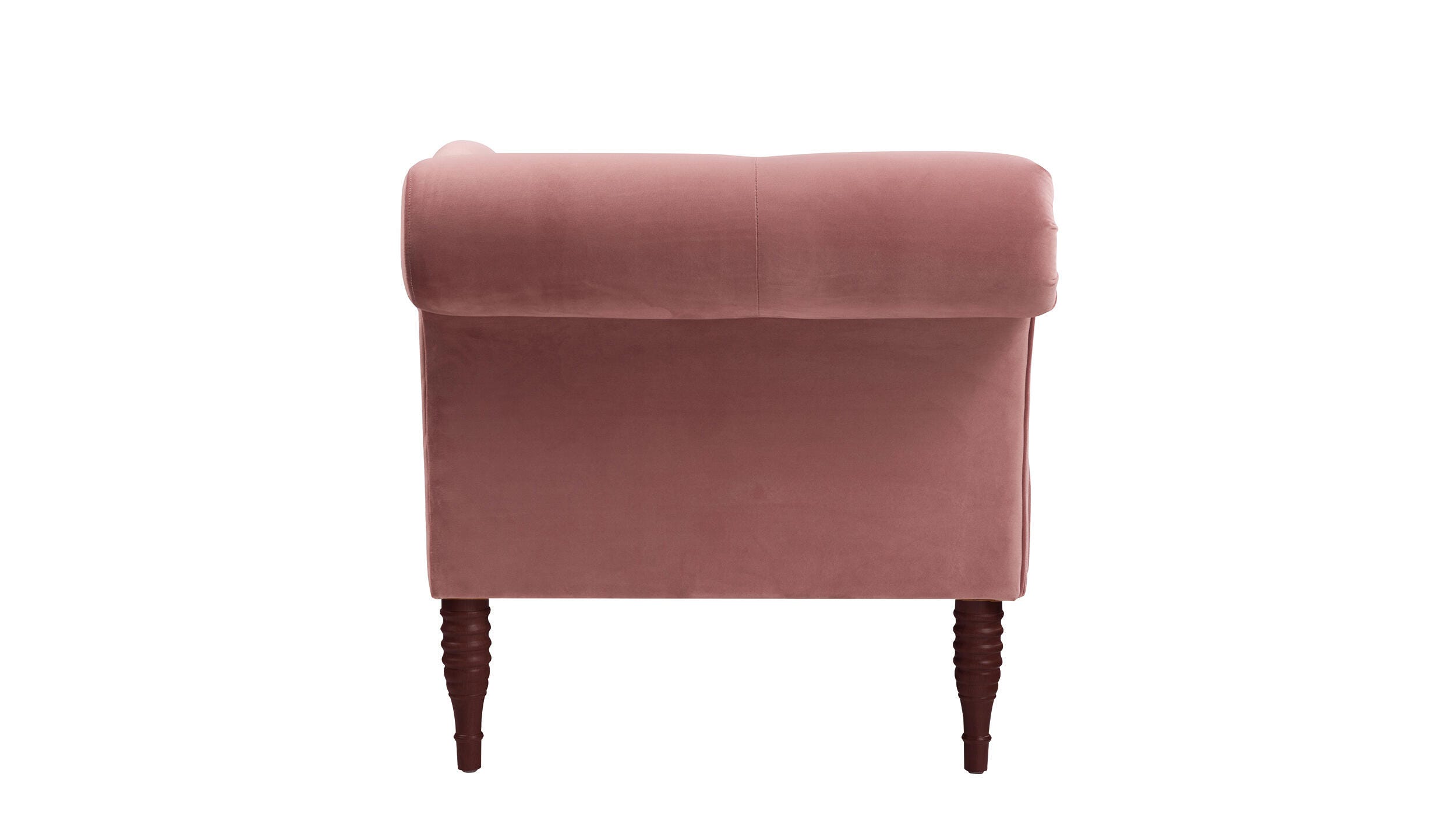 Jennifer Taylor Home Harrison Harrison Arm Chaise Lounge, Ash Rose Pink, large