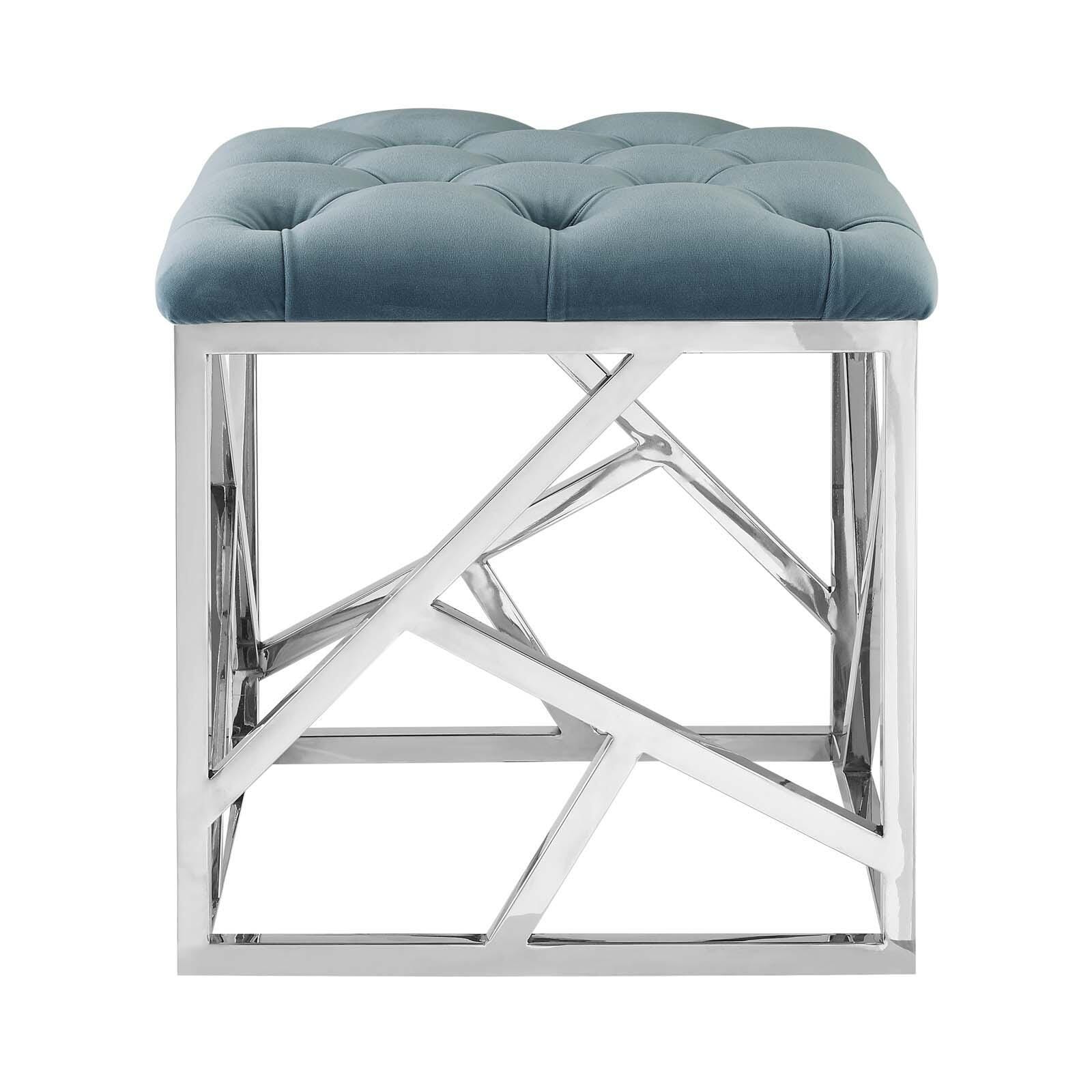 Modway Intersperse Tufted Square Ottoman, , large