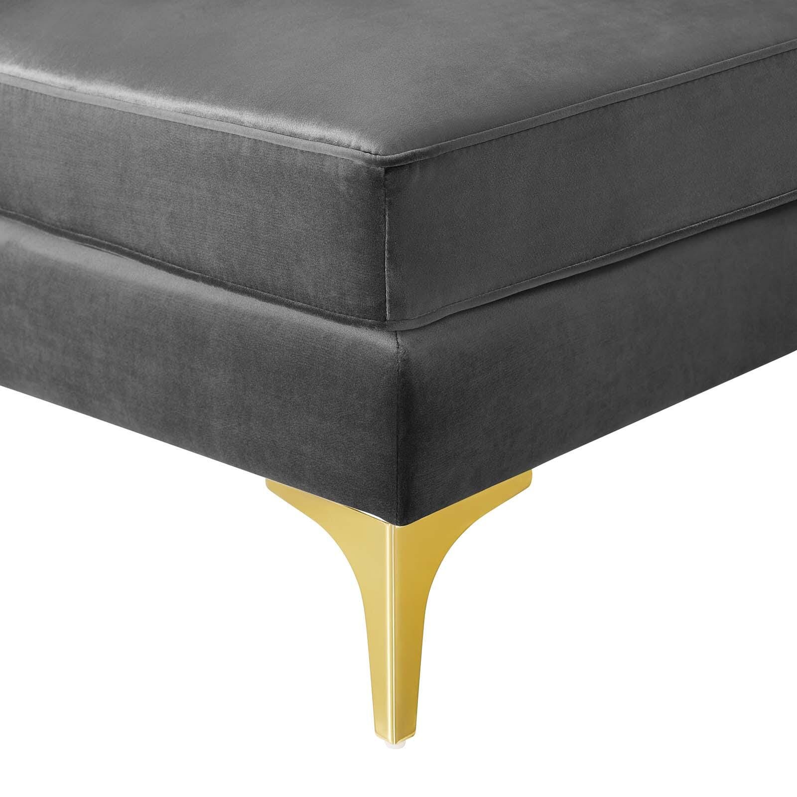Modway Triumph Triumph Channel Tufted Loveseat, Gray, large