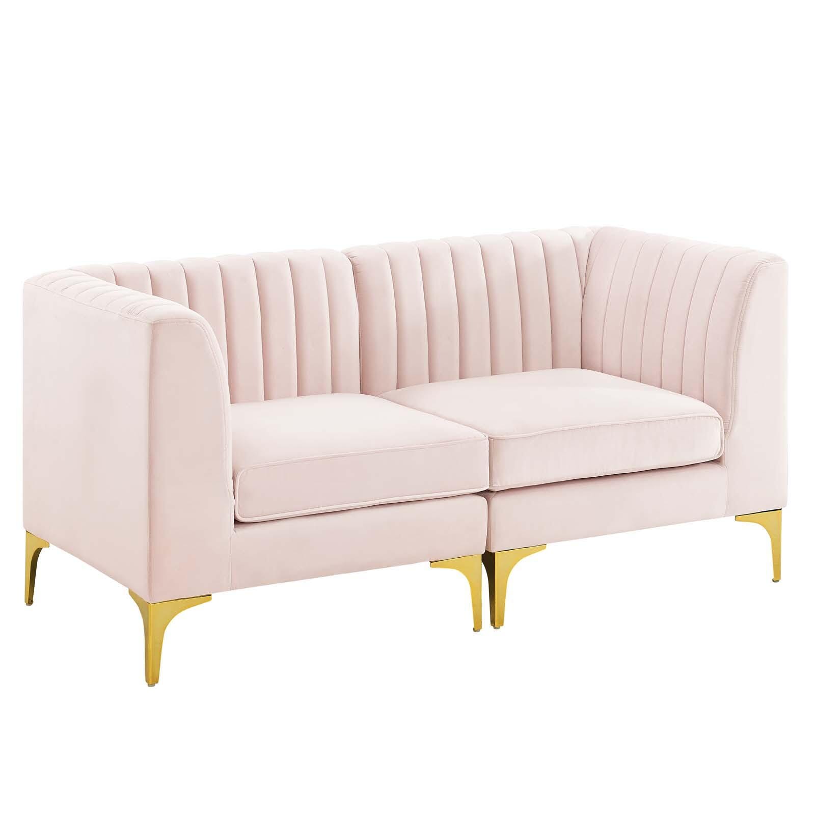 Modway Triumph Channel Tufted Loveseat