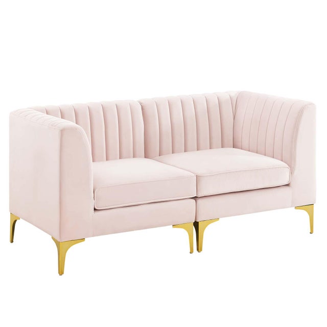 Modway Triumph Channel Tufted Loveseat