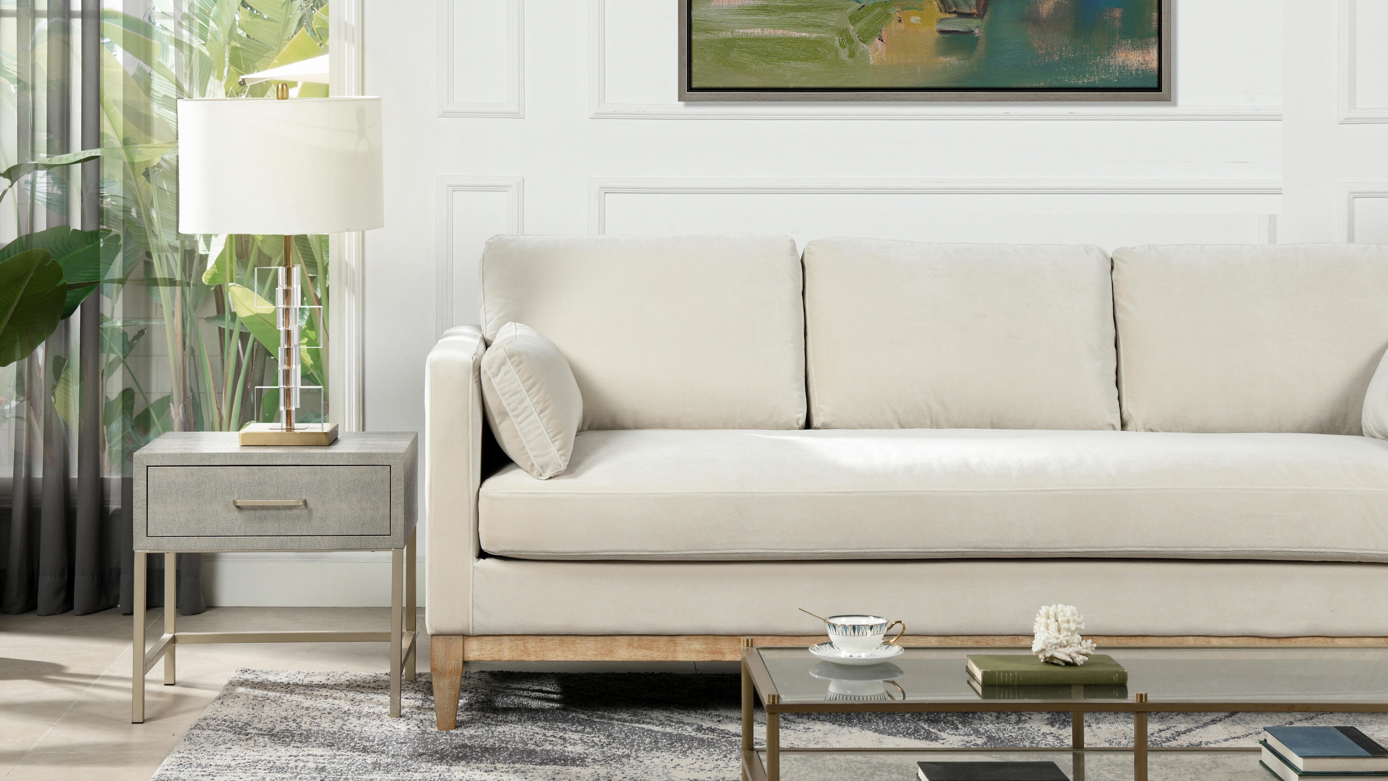 Jennifer Taylor Home Knox Knox Sofa, French Beige, large