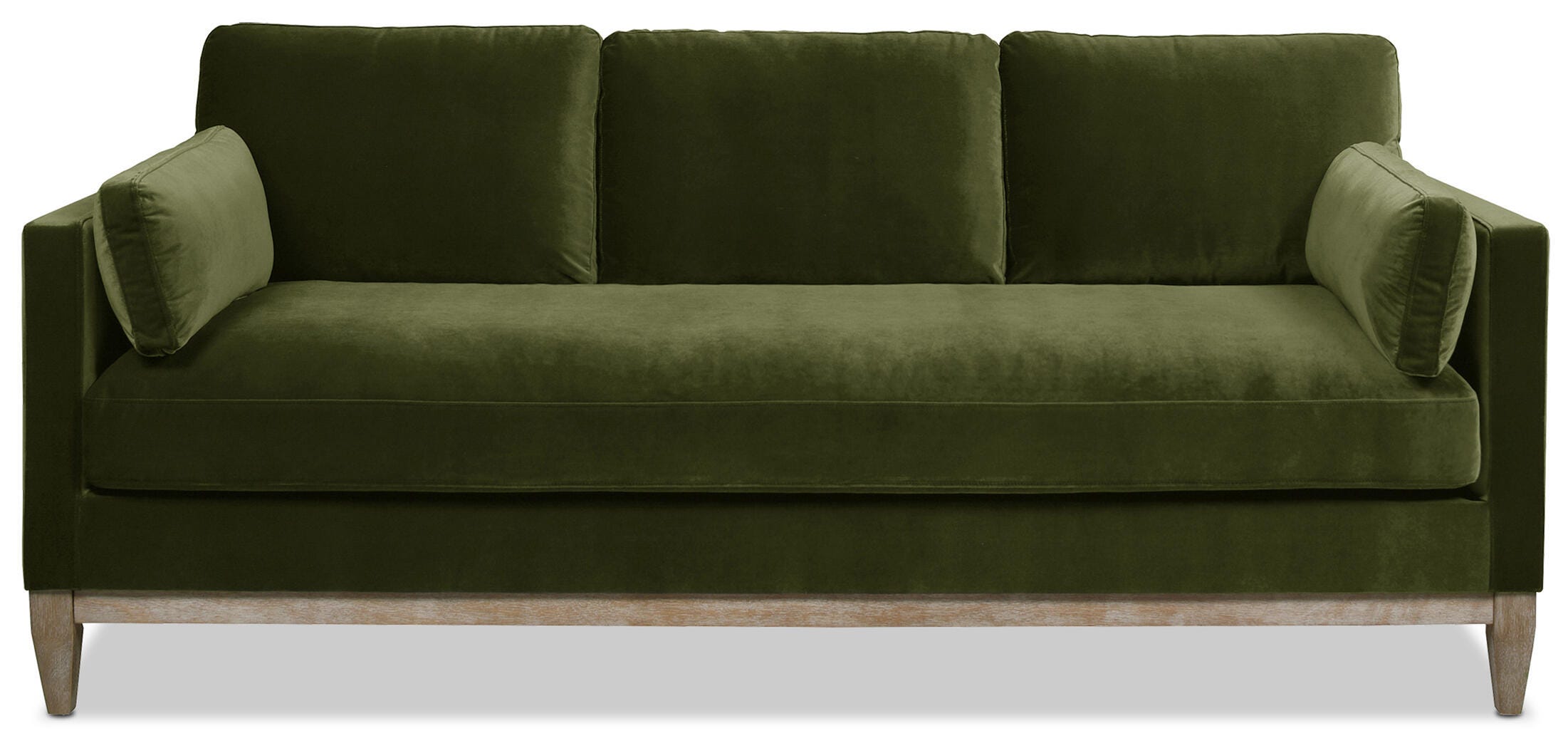 Jennifer Taylor home Knox Sofa, Olive Green, large