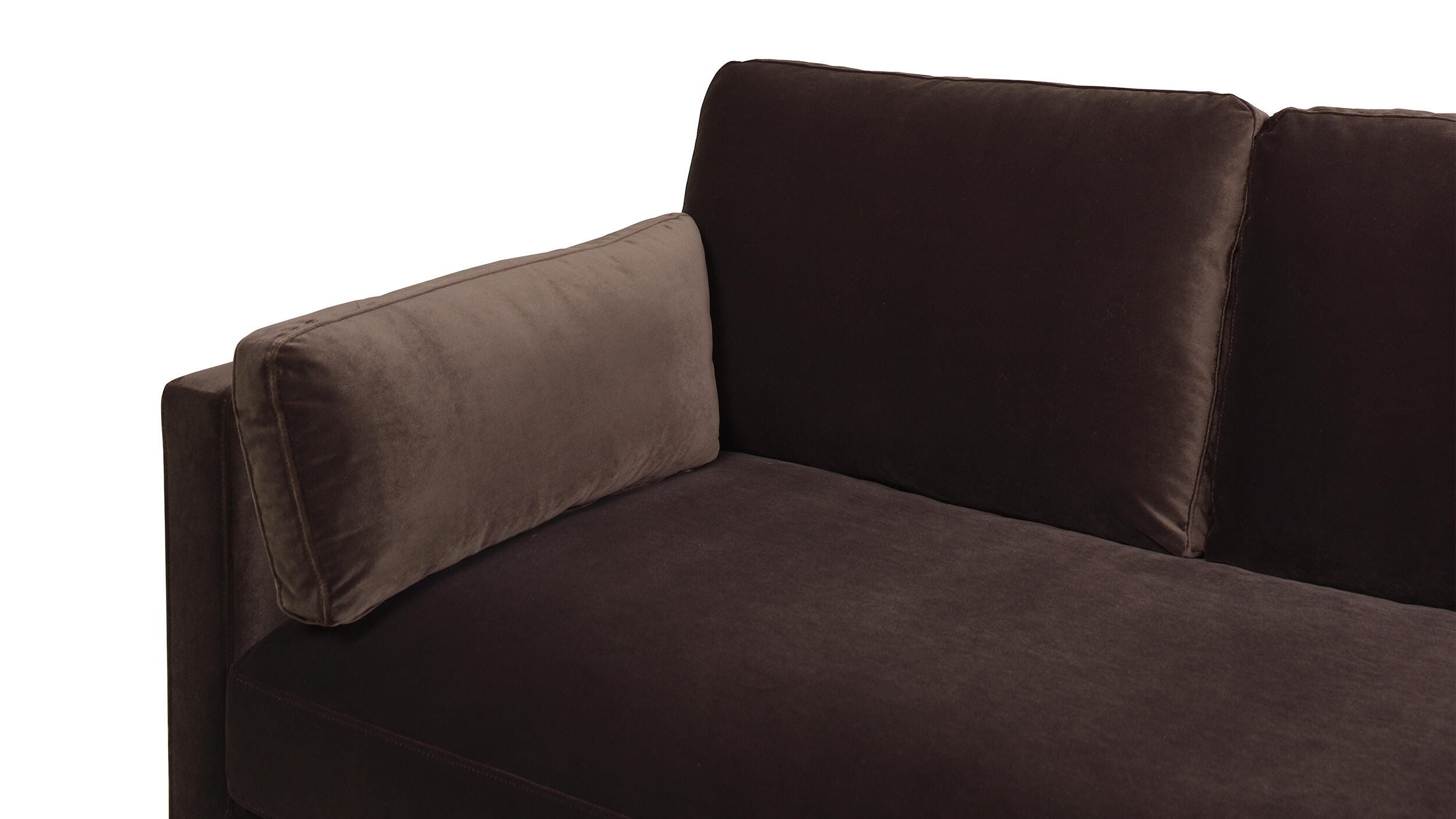 Jennifer Taylor Home Knox Knox Sofa, Deep Brown, large