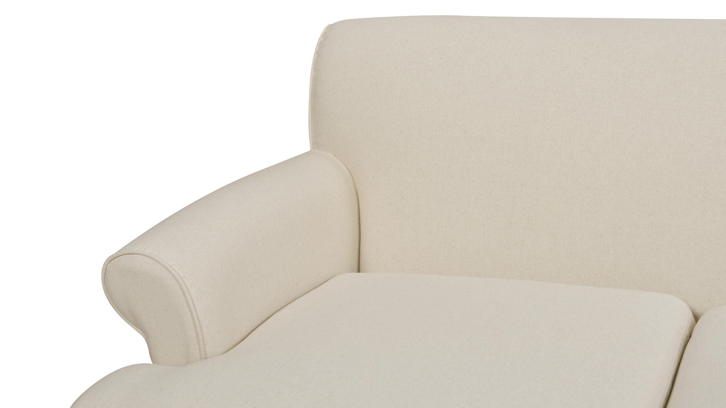 Jennifer Taylor Home Alana Alana Lawson Three-Cushion Sofa, Light Beige, large