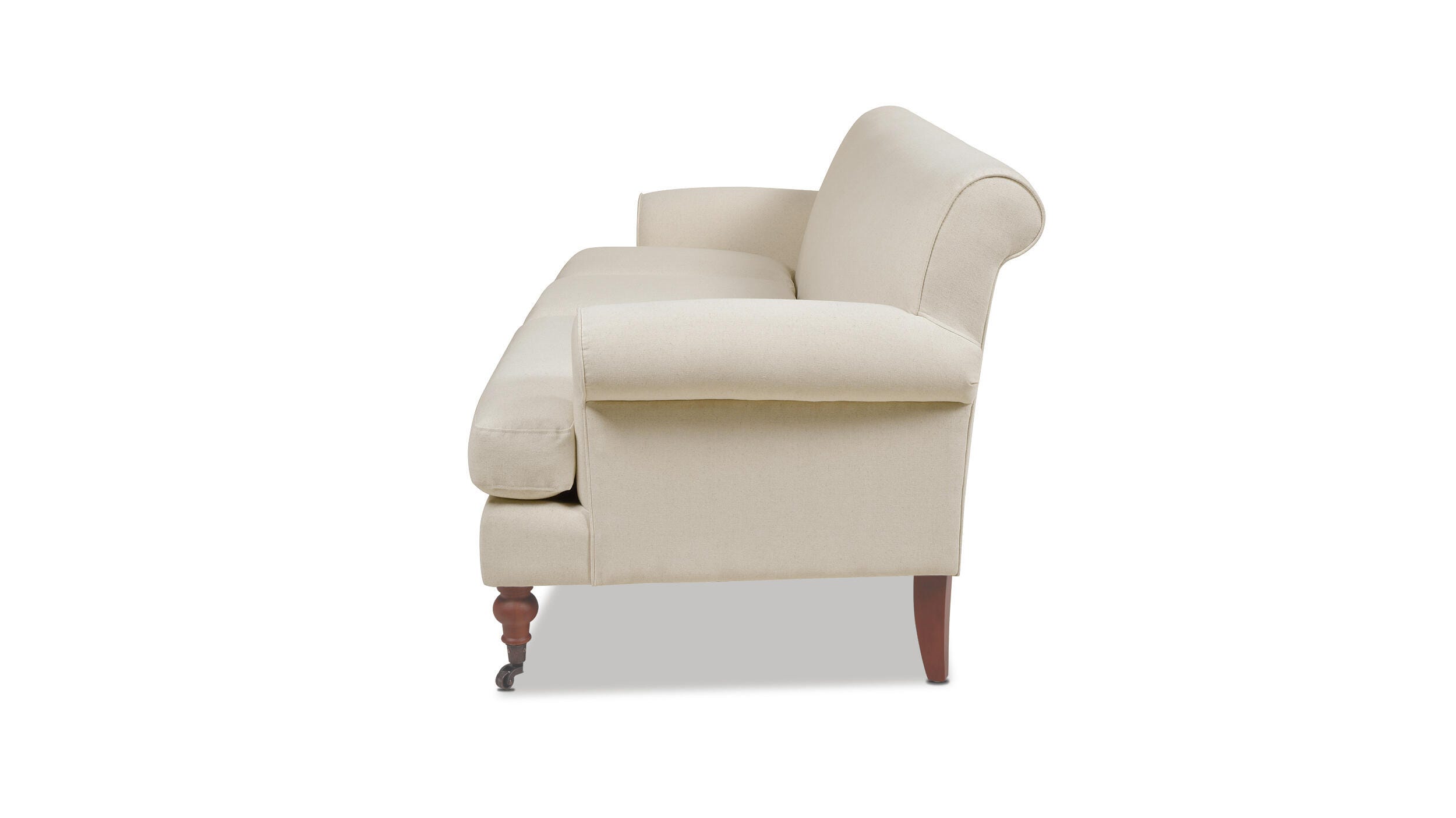 Jennifer Taylor Home Alana Alana Lawson Three-Cushion Sofa, Light Beige, large