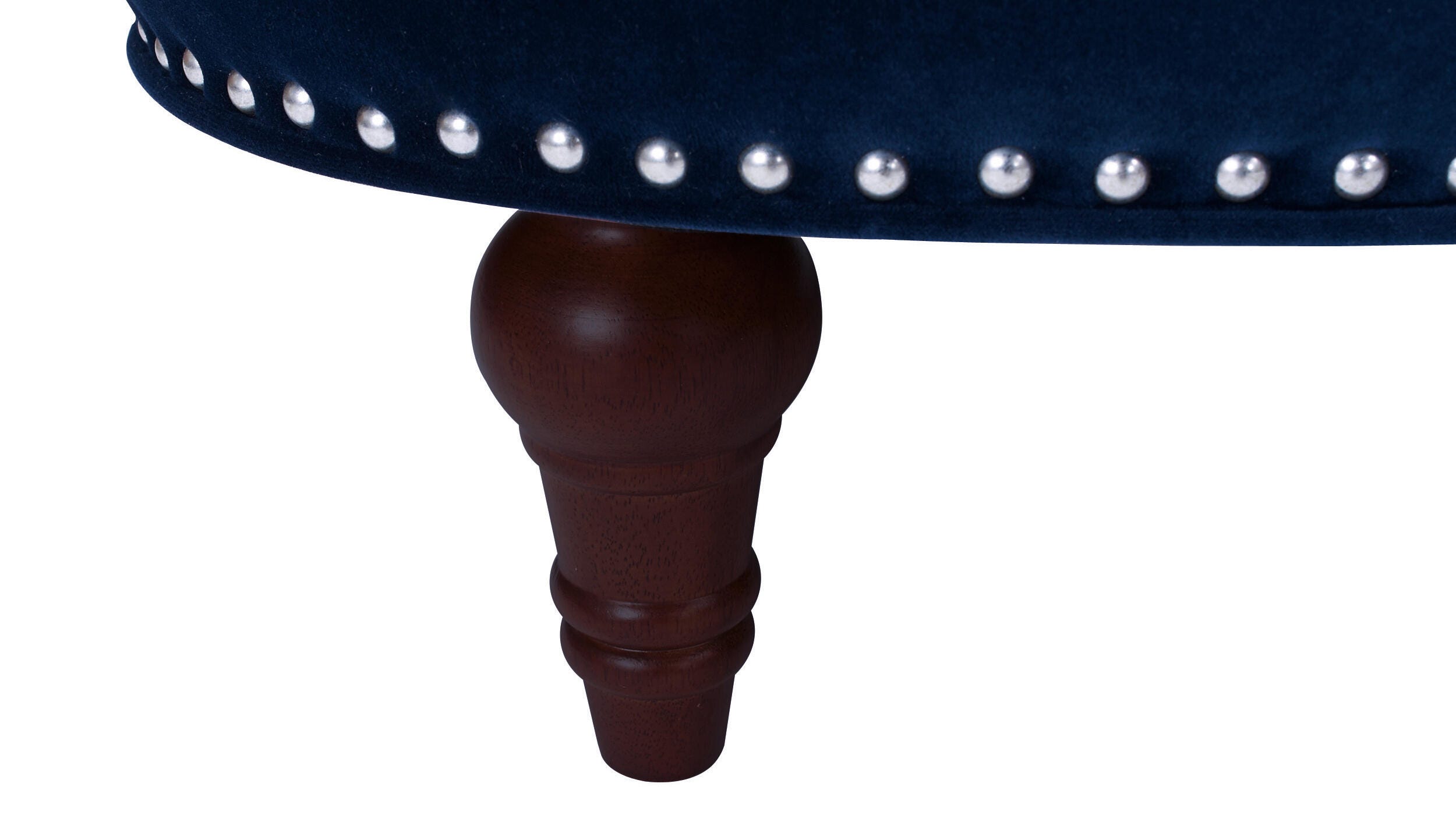 Jennifer Taylor Home La Rosa La Rosa Chesterfield Sofa, Navy Blue, large